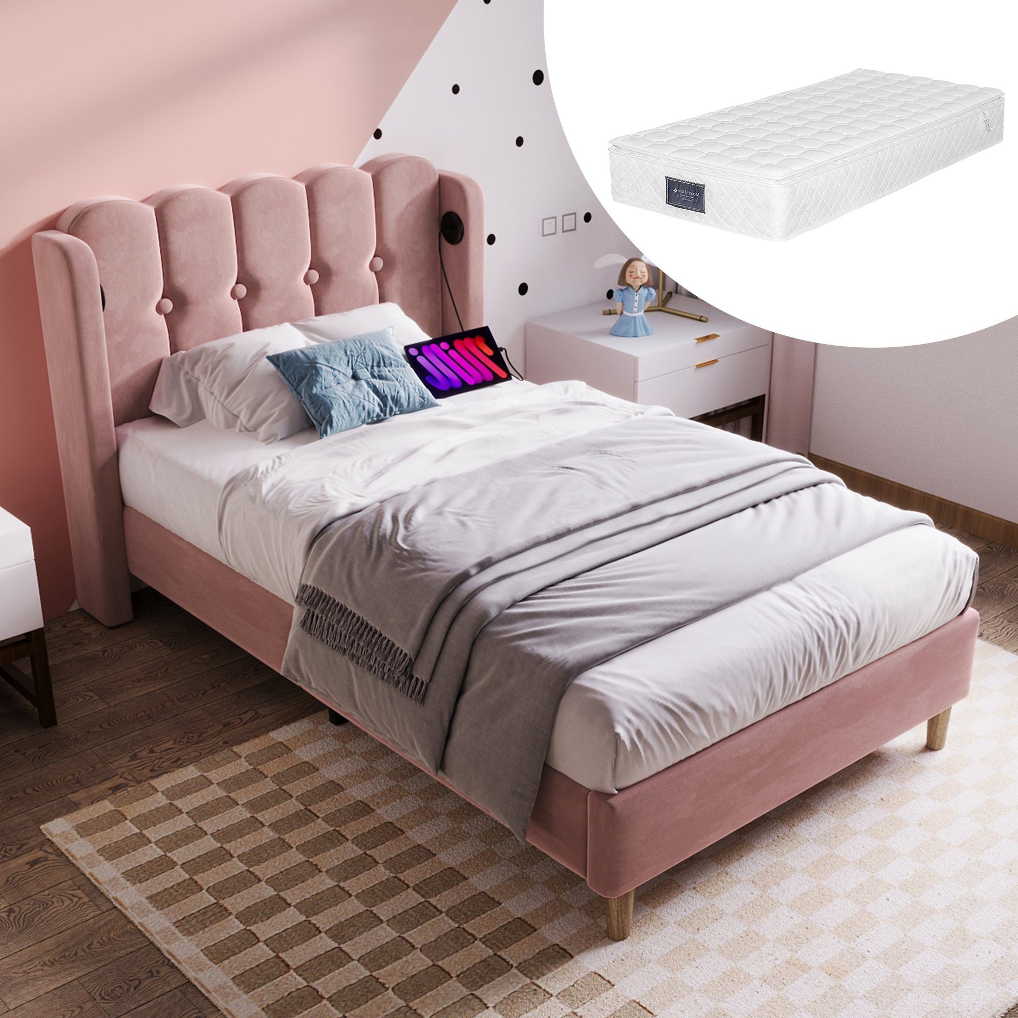 HAUSS SPOLE Polsterbett 90 x 200 günstig online kaufen