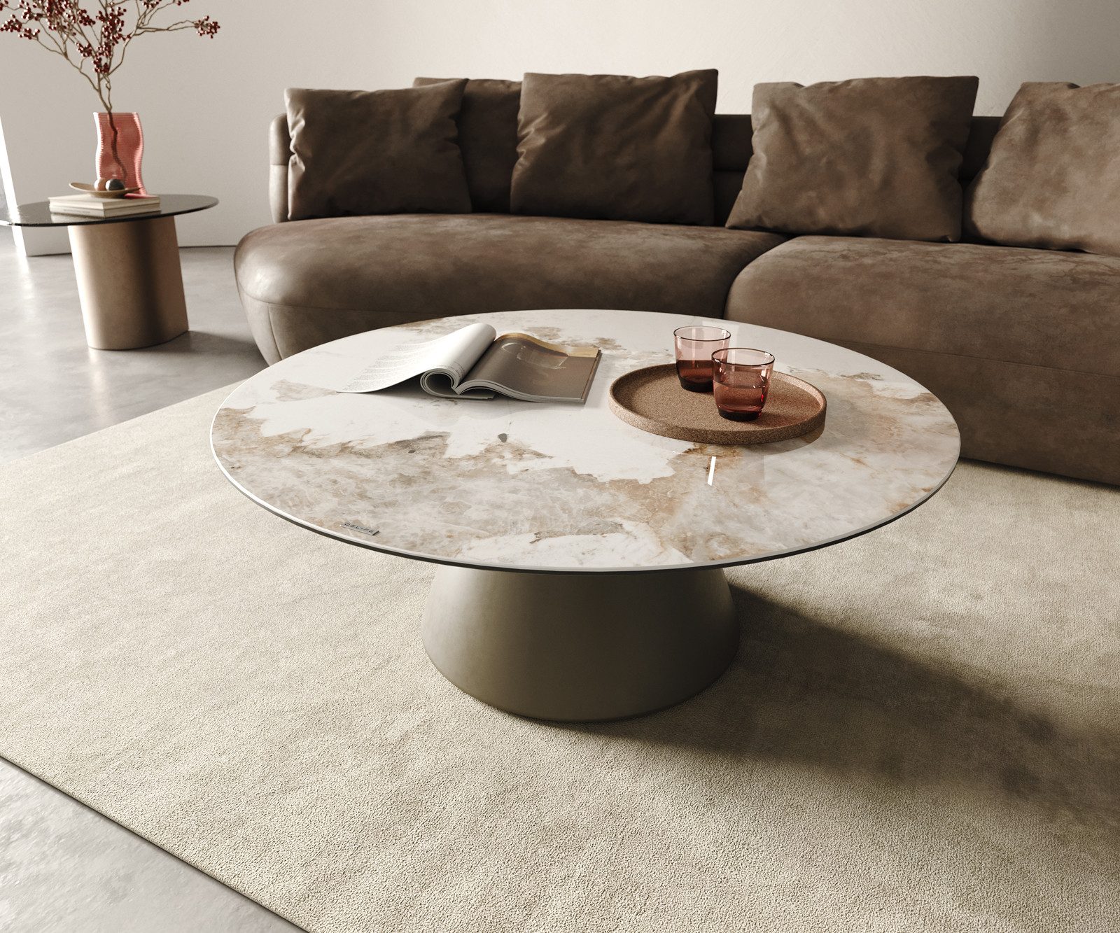DELIFE Couchtisch Borna, Keramik Minas Melange günstig online kaufen