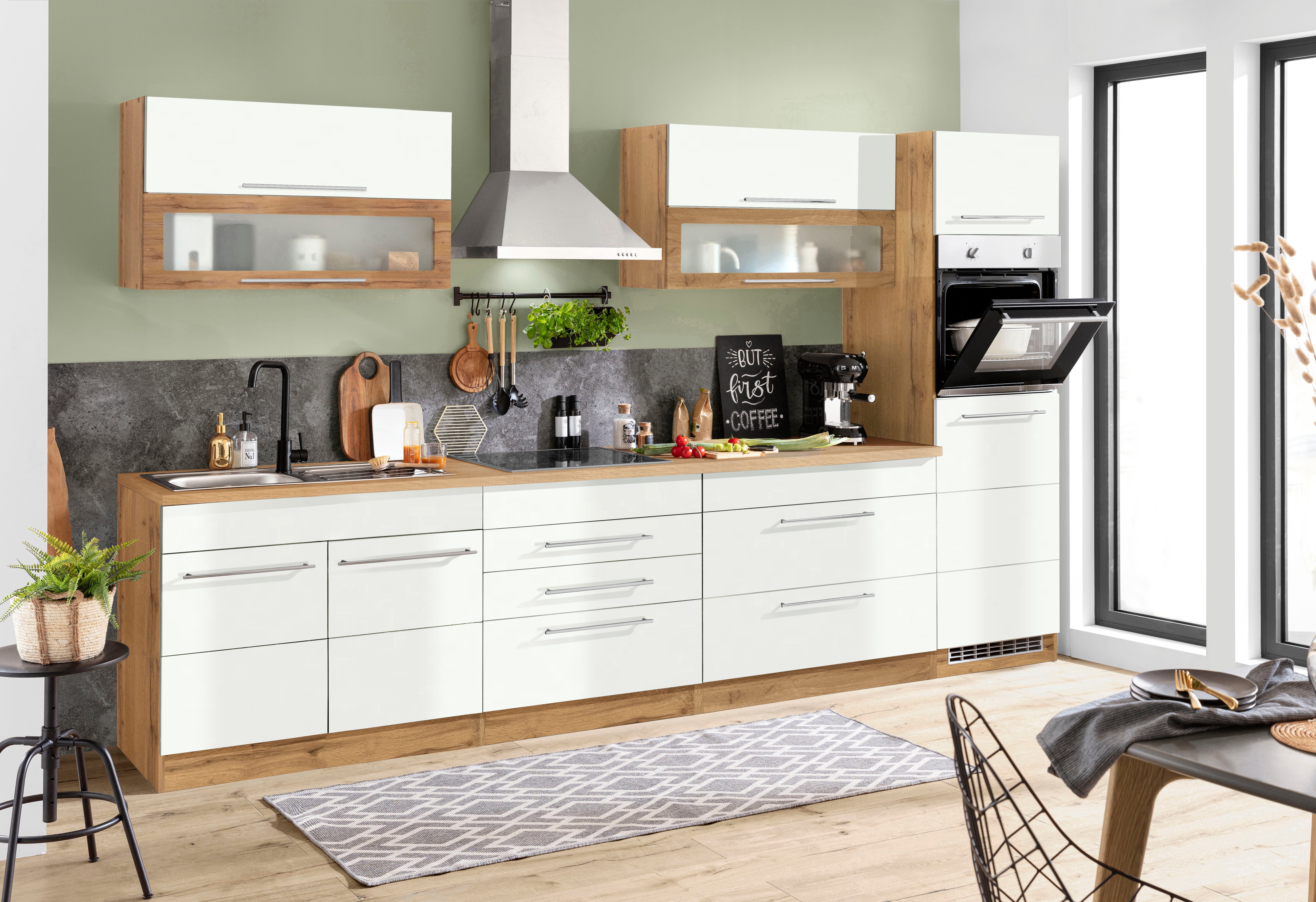 KOCHSTATION Küchenzeile "KS-Wien" Breite 340 cm, wahlweise mit E-Geräten un günstig online kaufen