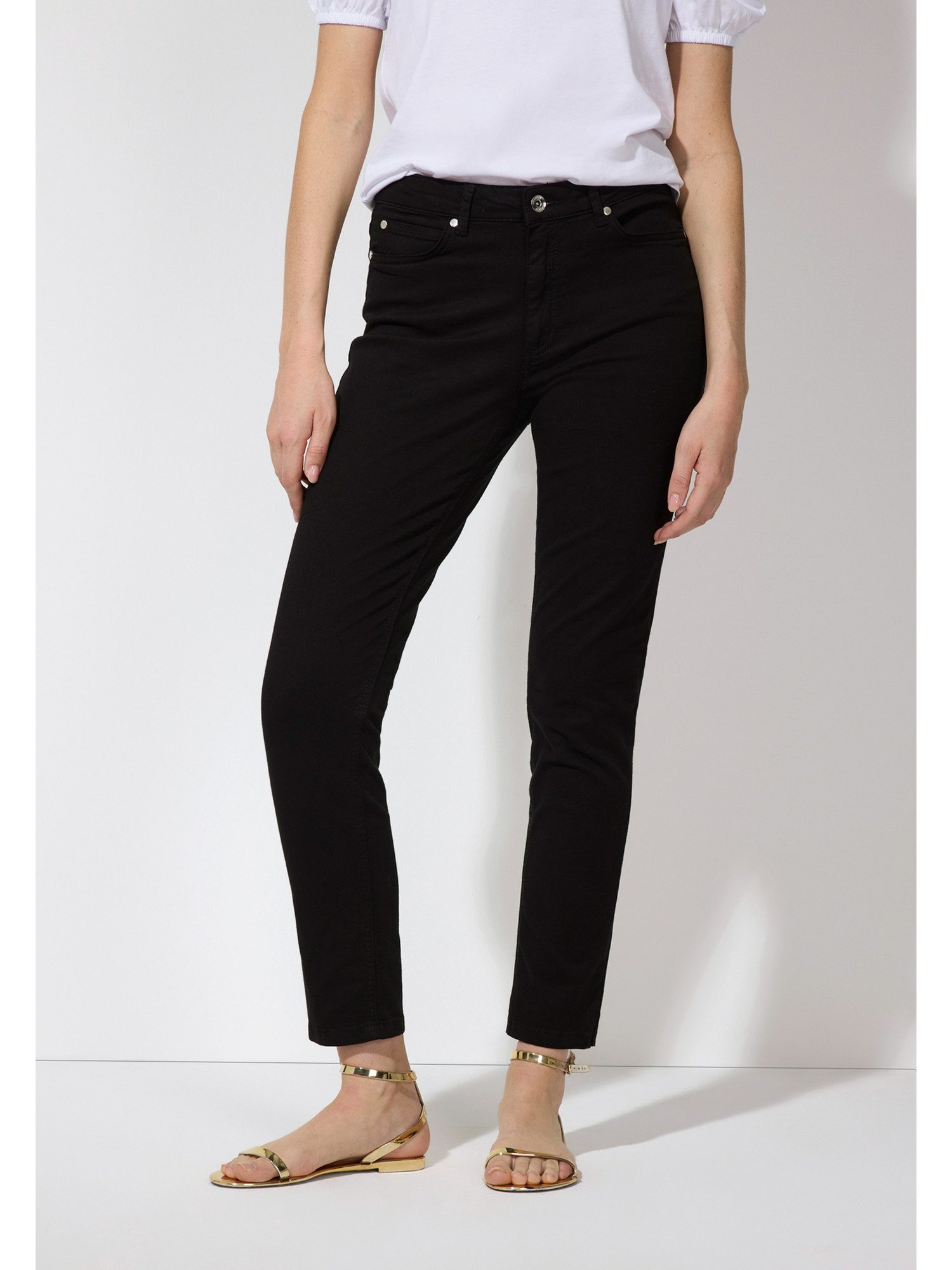MORE&MORE Slim-fit-Jeans Colored Denim günstig online kaufen