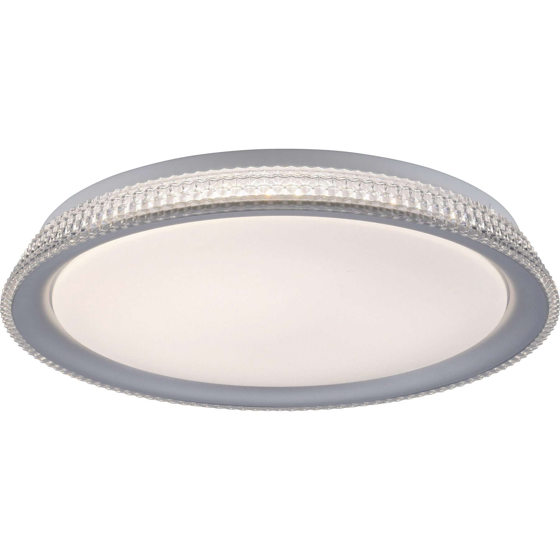 JUST LIGHT LED Deckenleuchte JUST LIGHT LED-Deckenleuchte 14358-21 silberfarbig, 18,8W, 2450lm