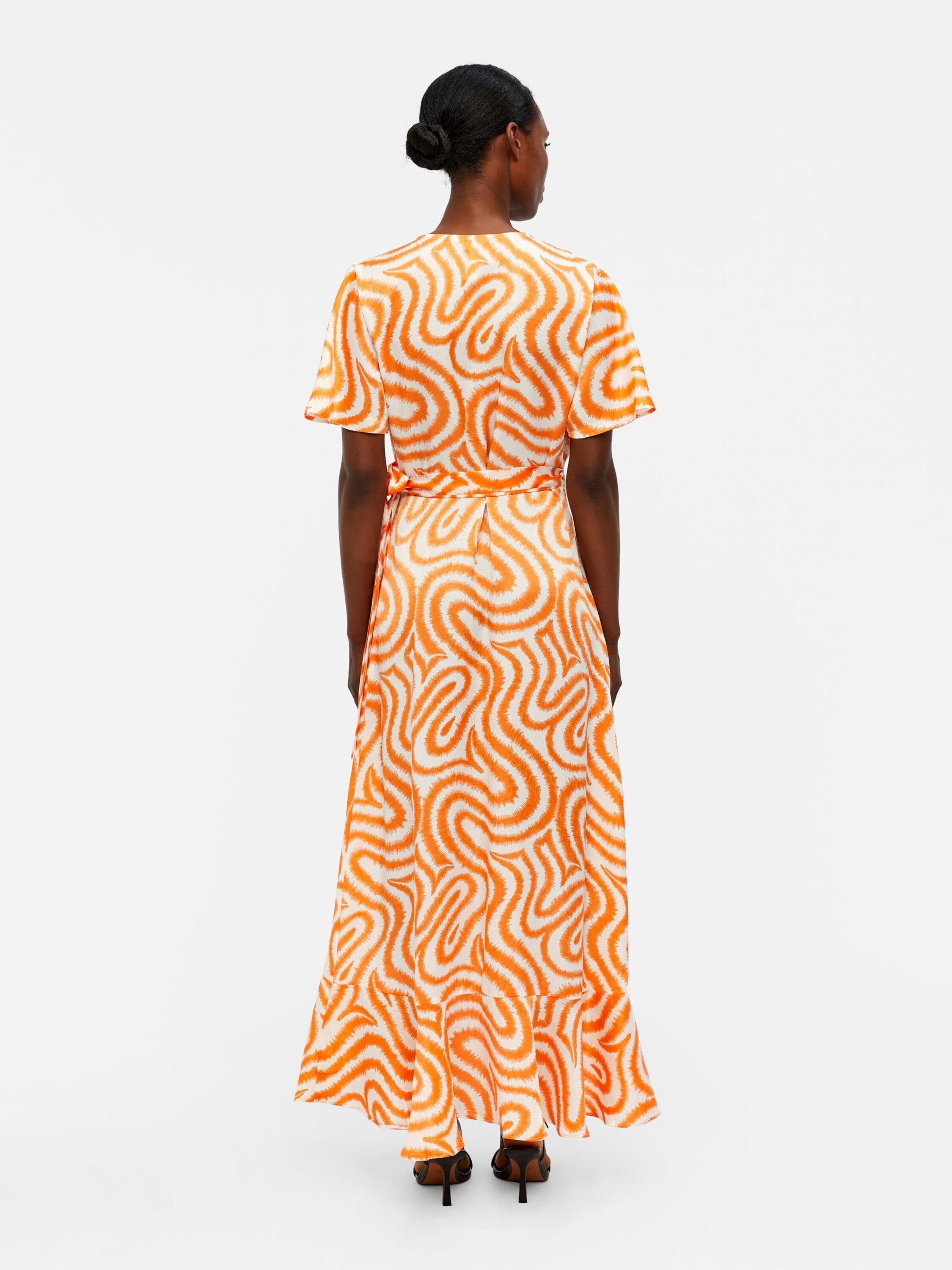 Object Sommerkleid Green Papaya (1-tlg) Wickel-Design