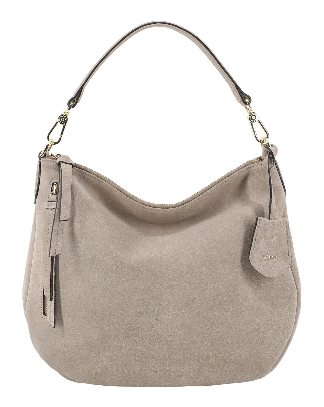 Abro Schultertasche Hobo Juna Bag, aus echtem Rindsleder