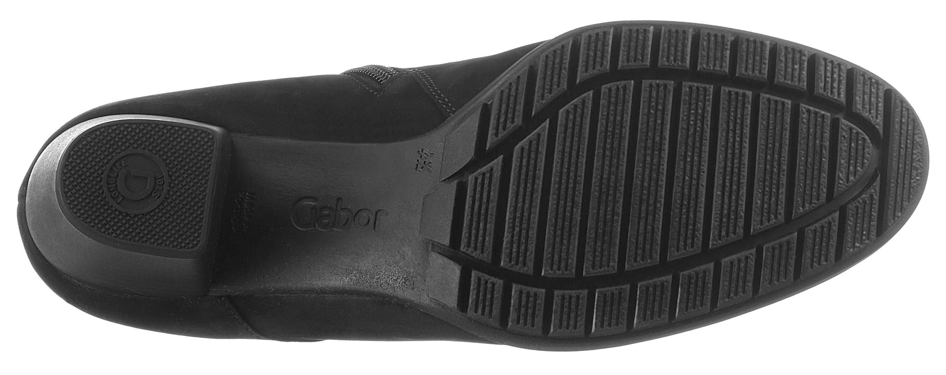 Gabor Palma Schnürstiefelette mit Innenreißverschluss schwarz 47 