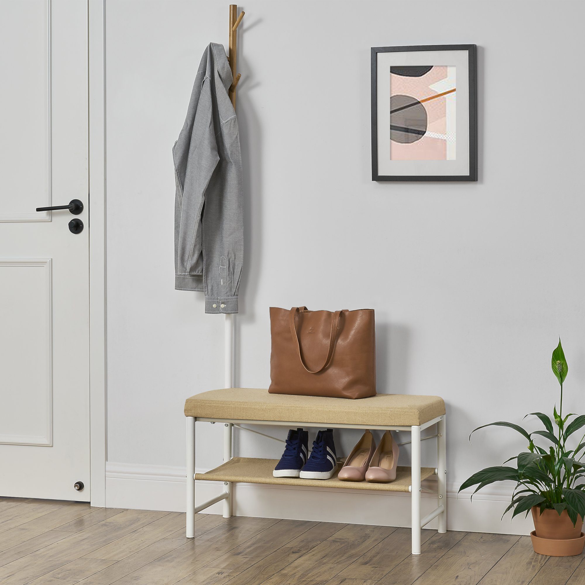 Pro-tec Schuhbank, »Rjukan« Sitzbank mit Schuhablage und