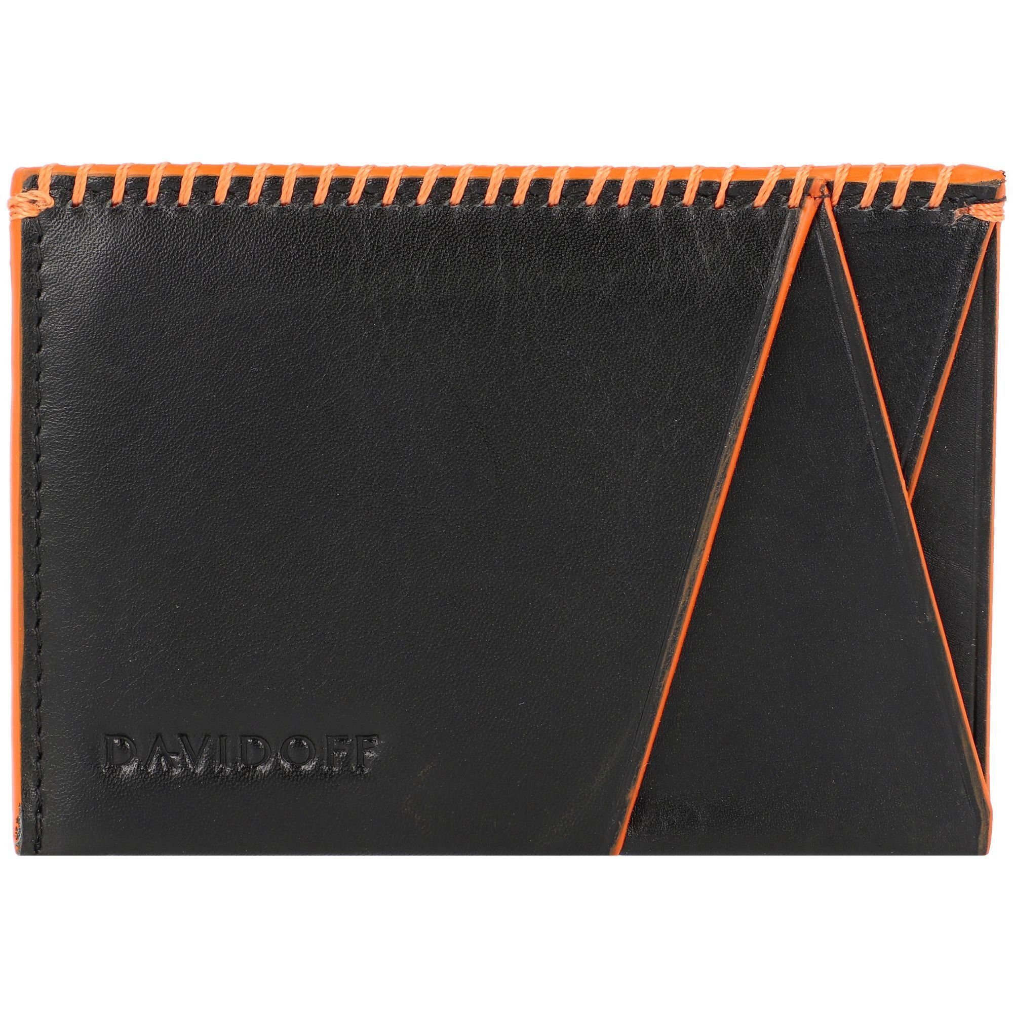 DAVIDOFF Etui Home Run, Leder black/orange