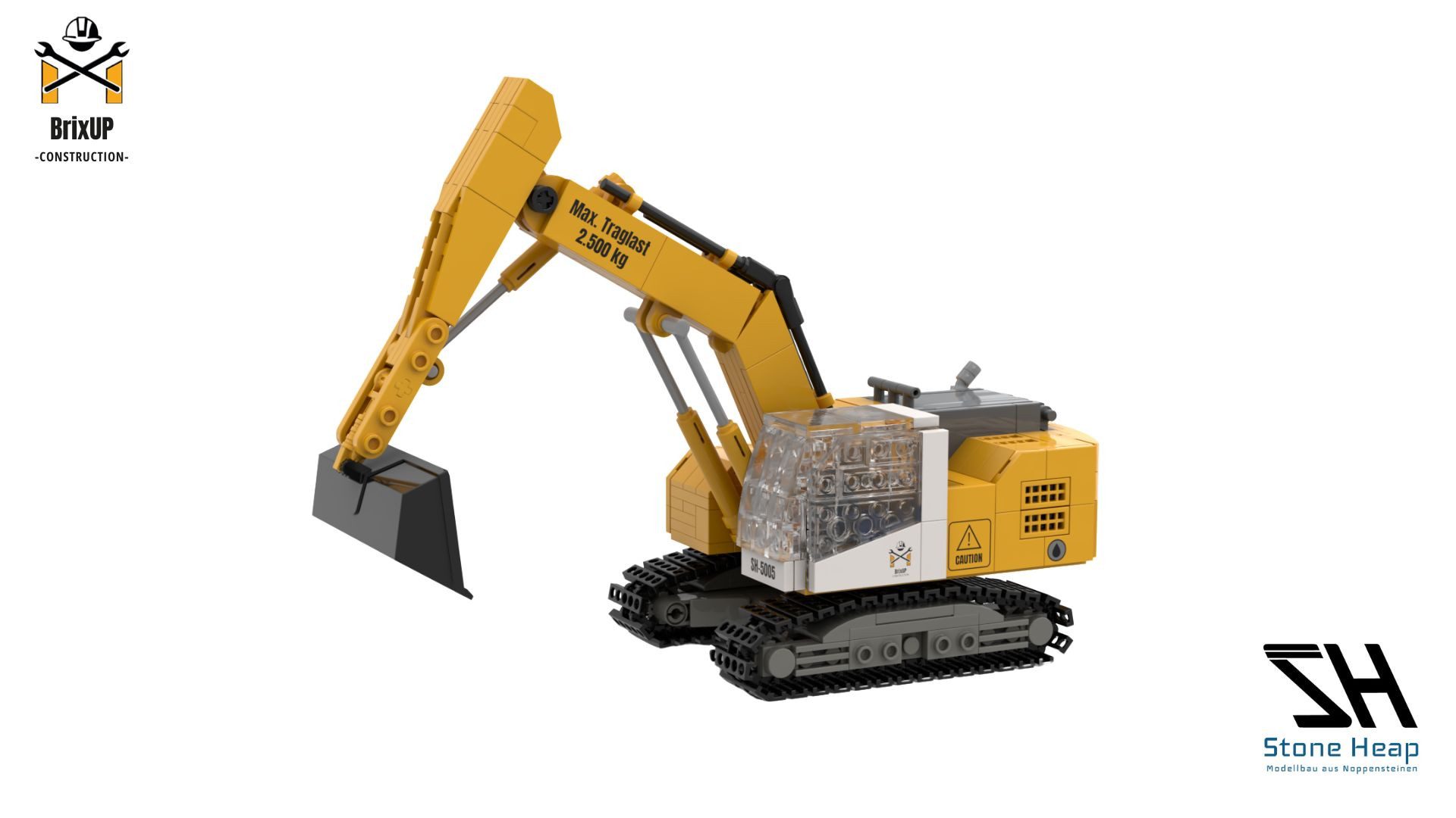 Stone Heap Stone Heap SH-5005 Großer Bagger Spielbausteine