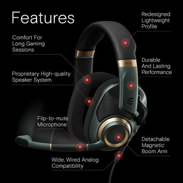 EPOS Gaming-Headset (Offenes akustisches Headset-Design, Bluetooth, Optimale Gaming-Performance: Aktualisierte Firmware und erstklassige)