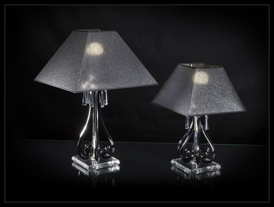 JVmoebel Schreibtischlampe Antike Tischleuchte aus Kristall im eleganten Design, Ersatzlampe, Warmweiß, Made in Europa