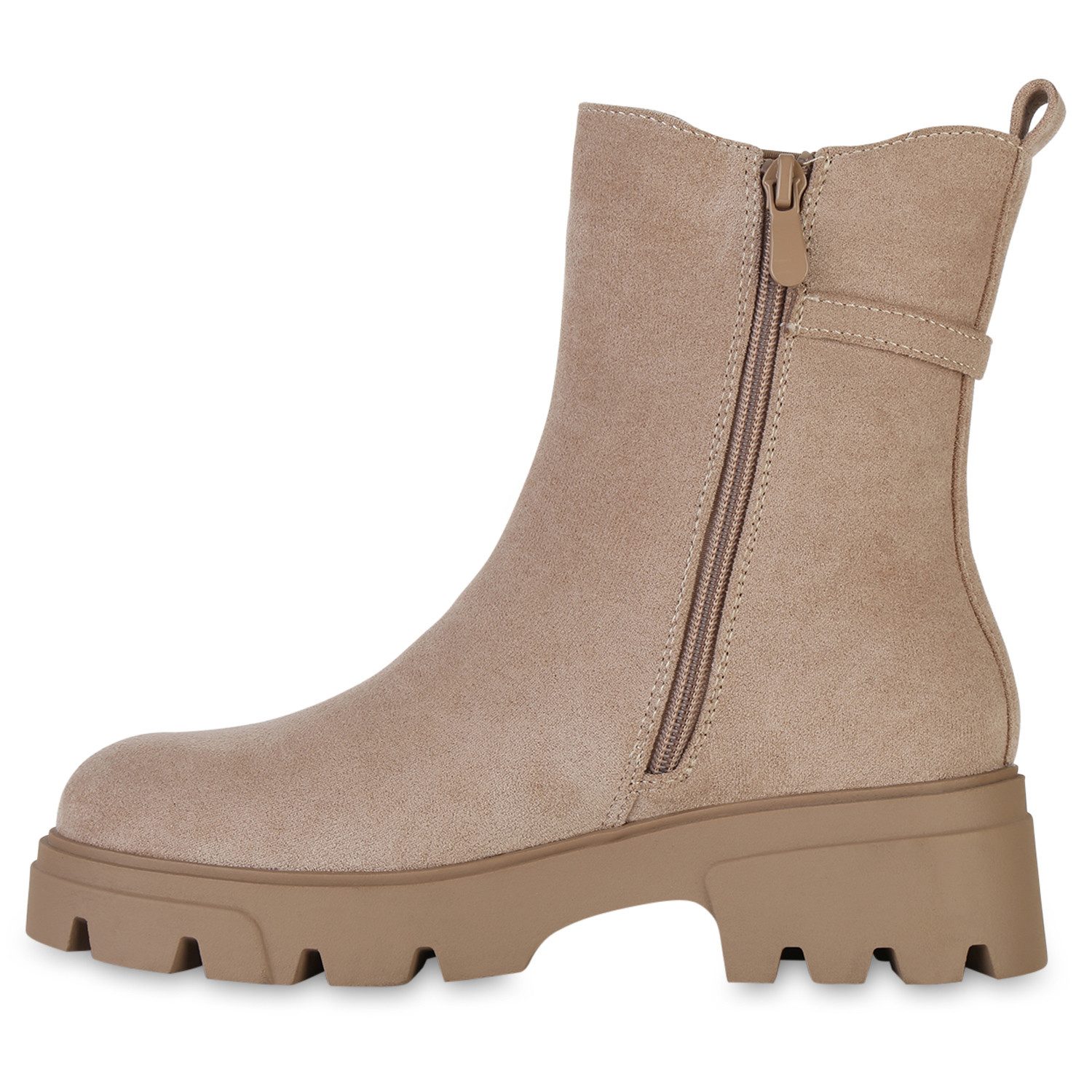 VAN HILL 841445 Stiefelette Damen Leicht Gefüttert Klassische Stiefeletten günstig online kaufen