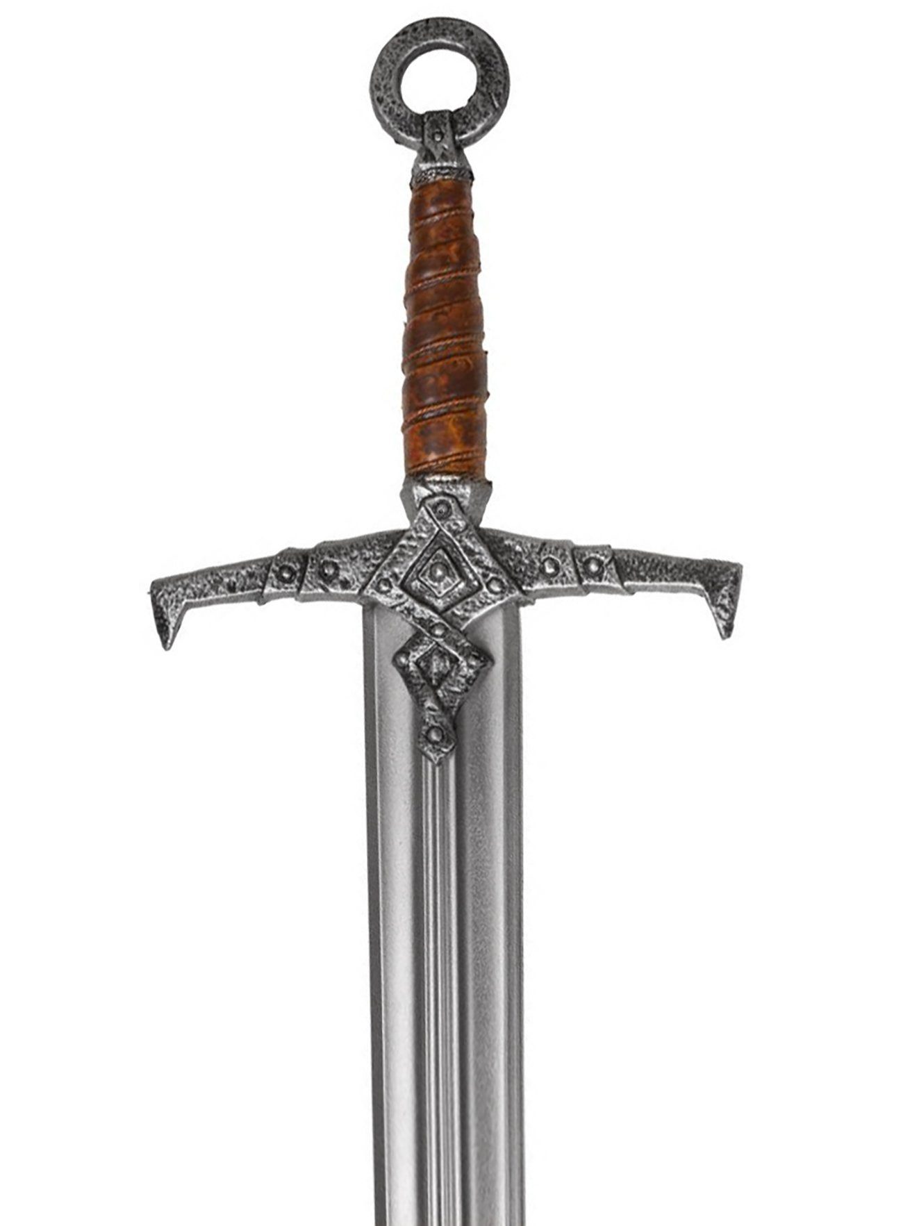 Metamorph Spielzeug-Schwert Langschwert - Eisenhans (104cm), Diese Larpwaffe ist aufwendig verziert