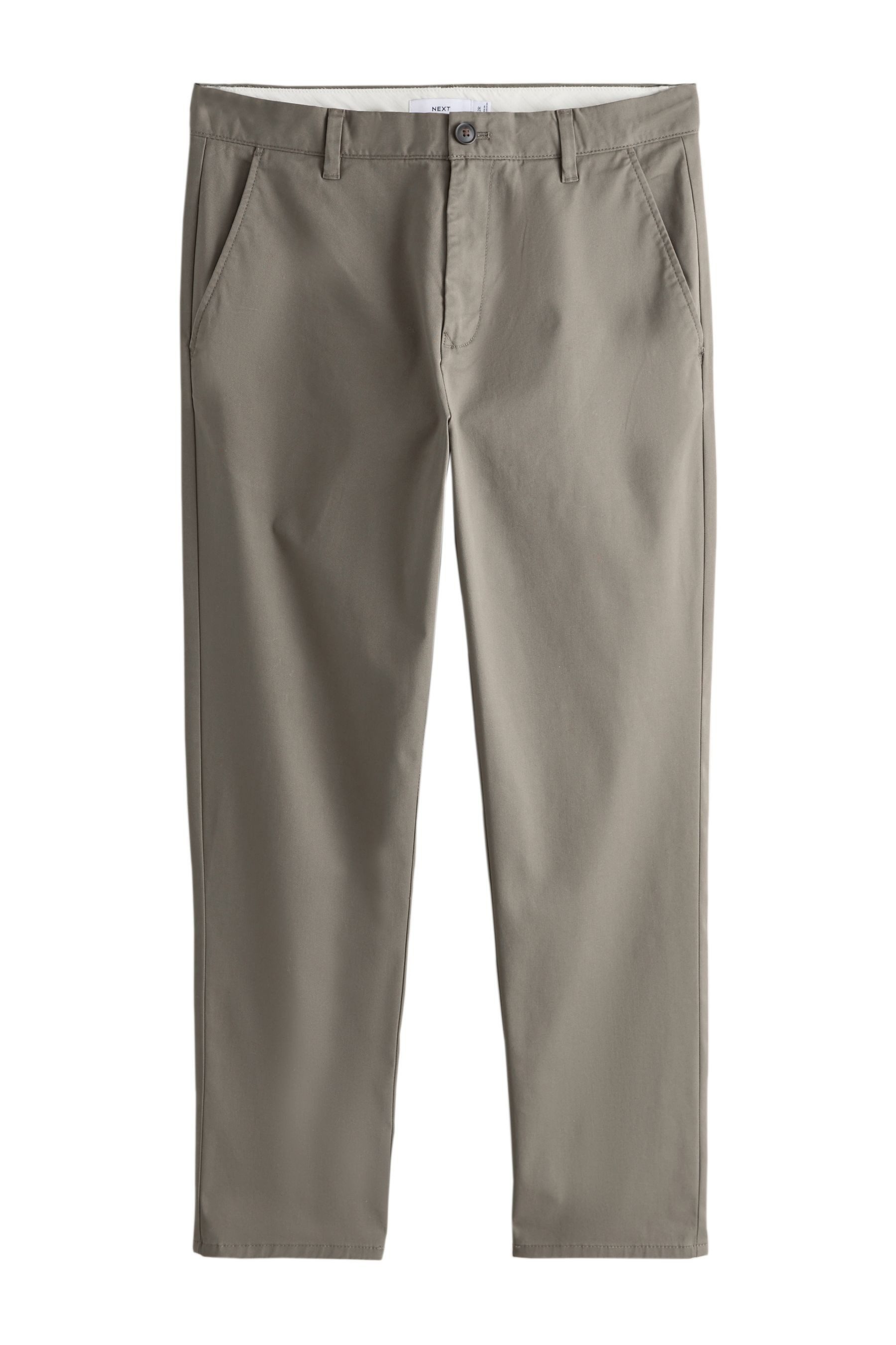 Chinohose Straight Fit Chinohose mit Stretch und Baumwolle