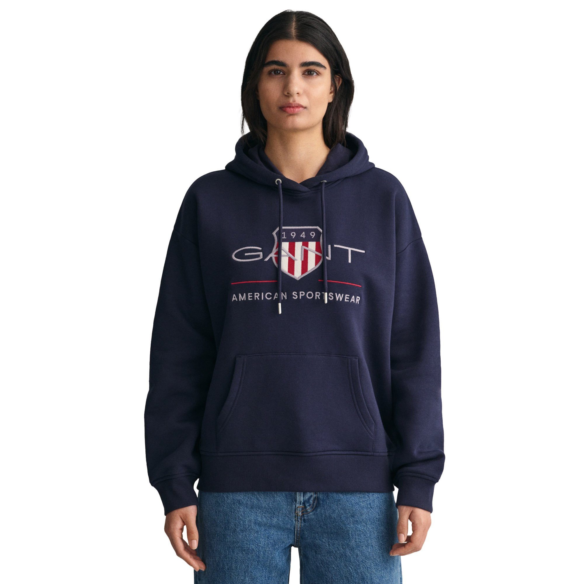 Gant Sweater Damen Sweatshirt Baumwolle günstig online kaufen