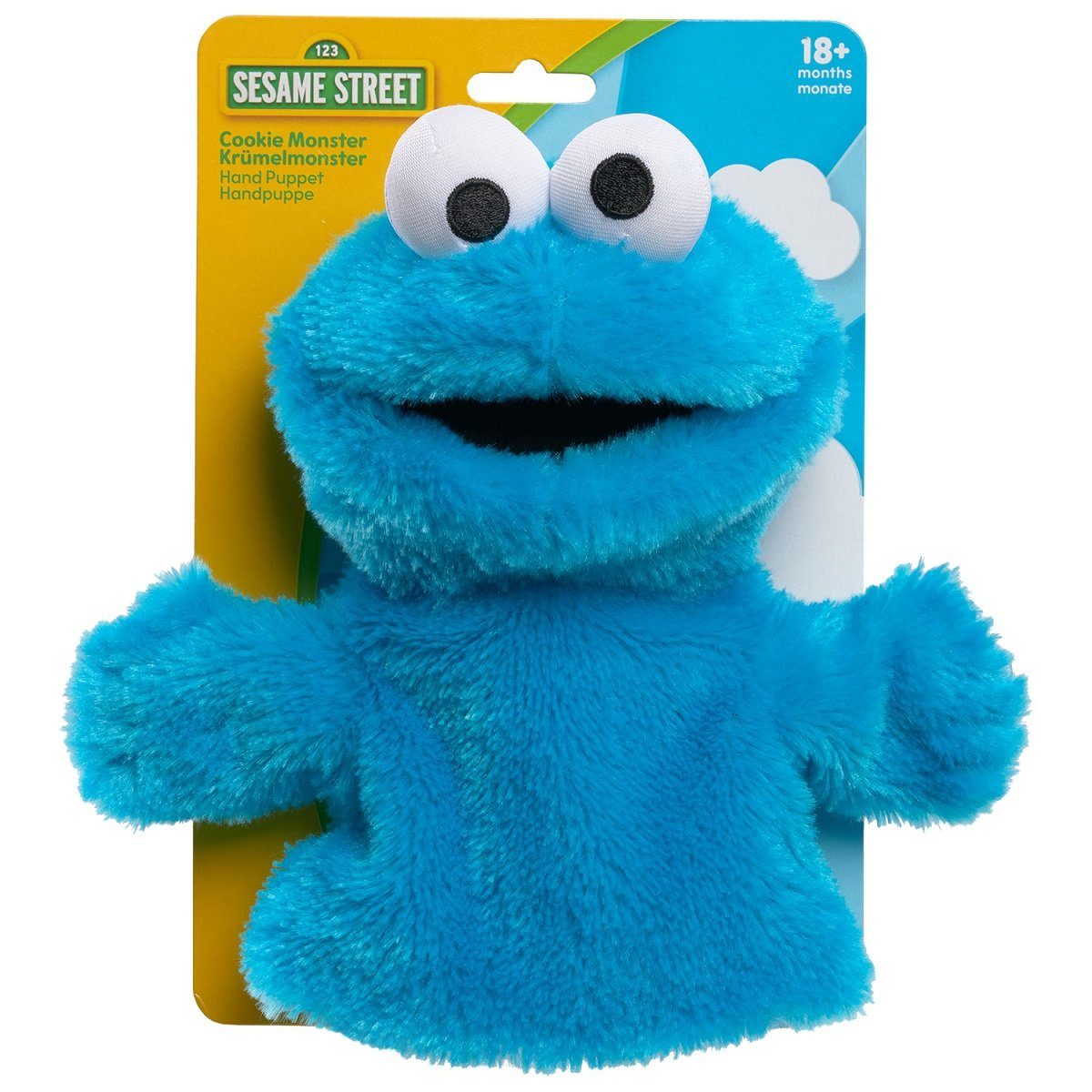 JustPlay Spielfigur Sesamstrasse Handpuppe Krümelmonster
