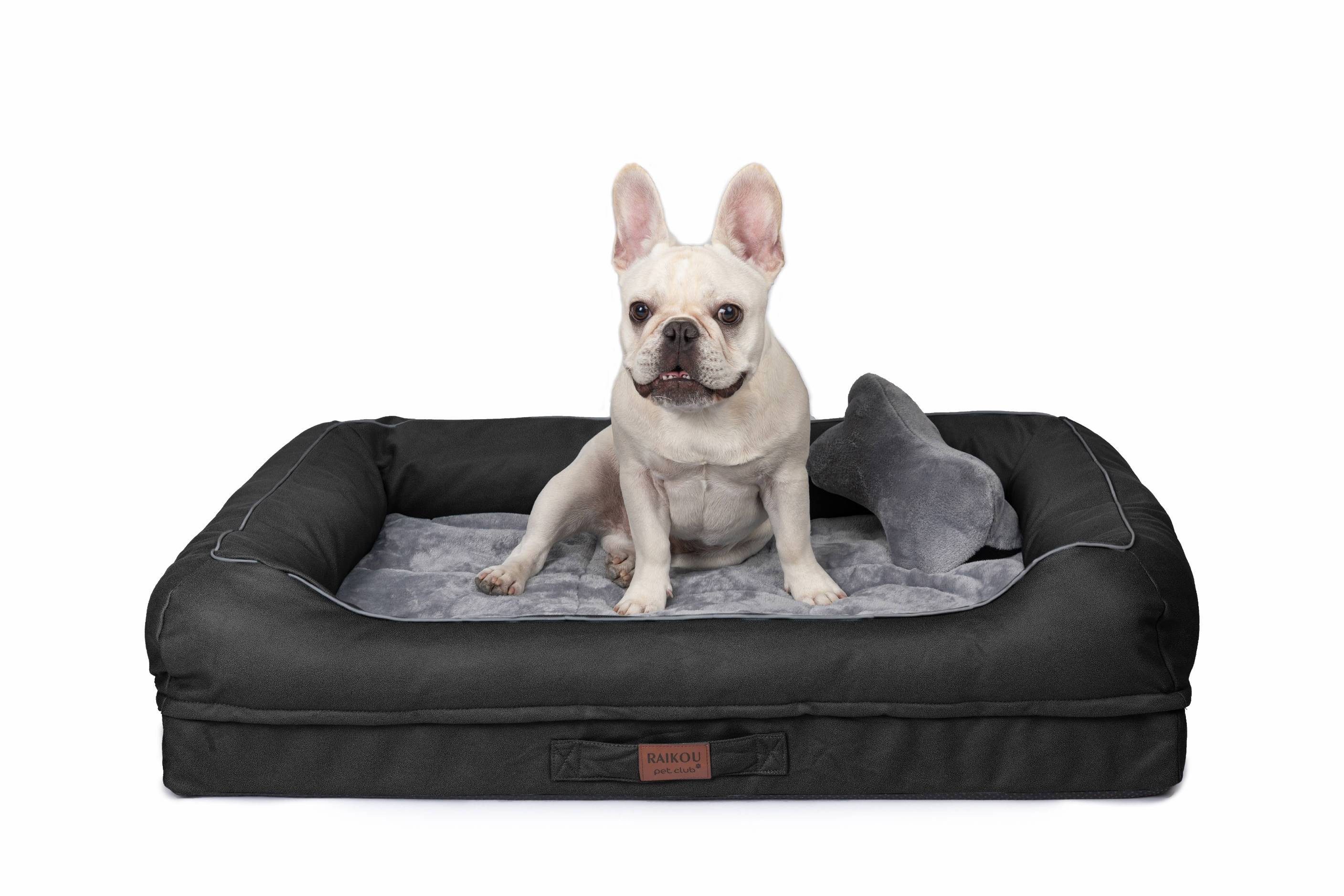 Hundematte Hundebett mit Abnehmbarem Kissen, Schlafplatz Hundesofa Tierbedarf