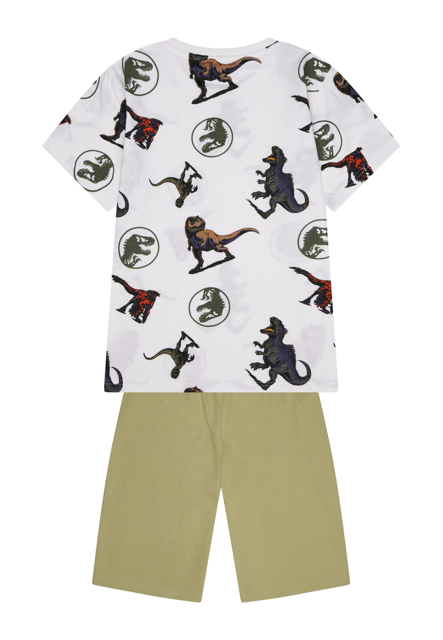 Jurassic World Shorty Jurassic World All Over Schlafanzug Pyjama-Set (2 tlg)