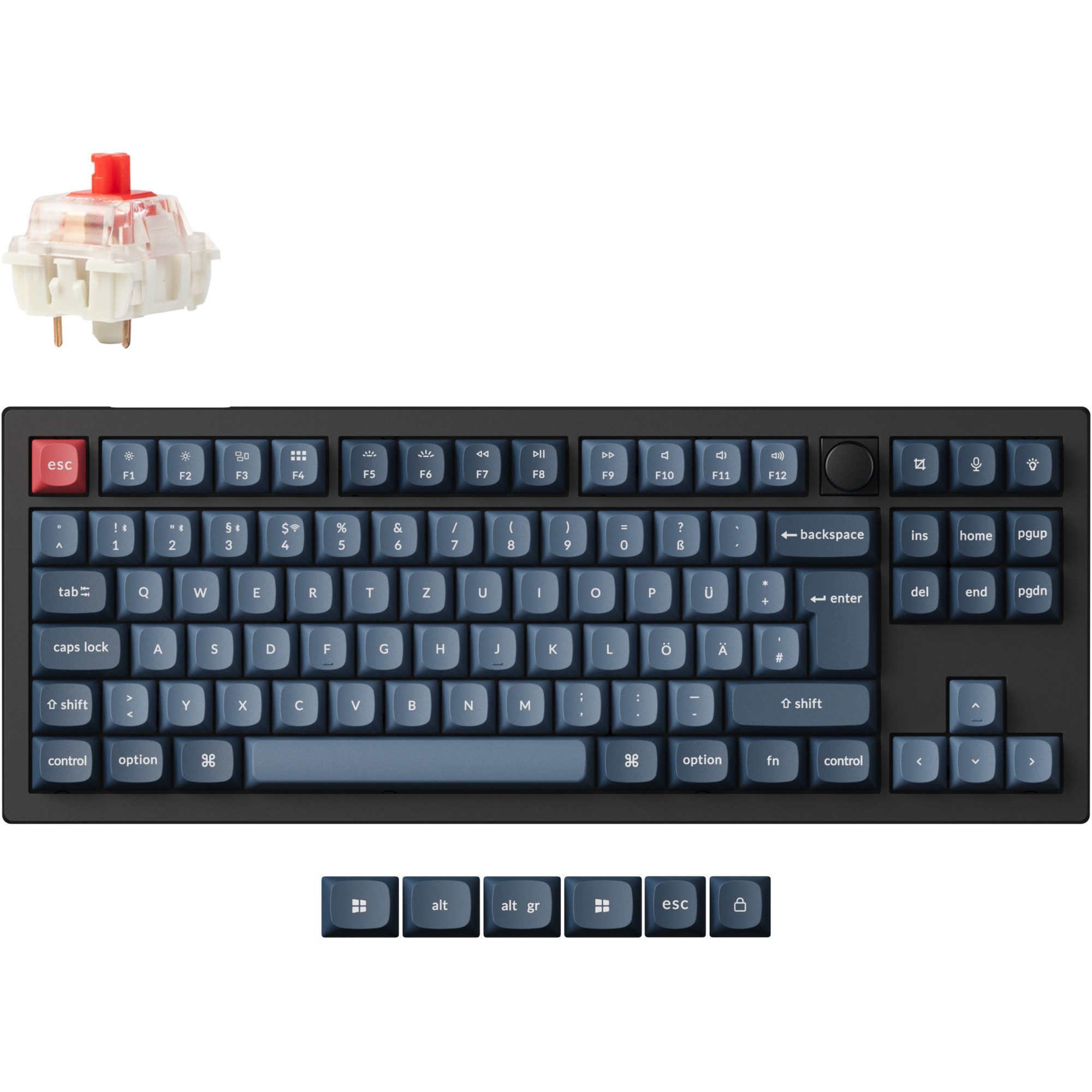 Keychron Keychron V3 Max, Gaming-Tastatur, (Hot-Swap, RGB) Tastatur