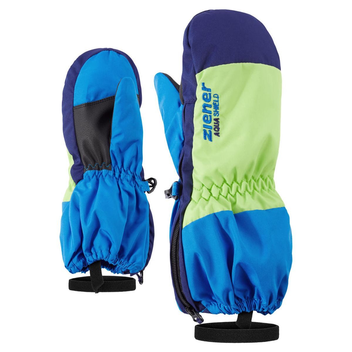 Ziener Skihandschuhe Levi-z AS Glove Mini Hochwertige Kinder-Skifäustlinge mit AQUASHIELD® Membran, recyceltem