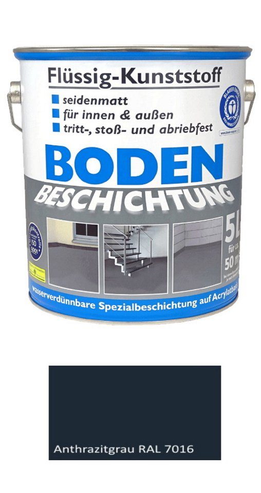 Wilckens Farben Bodenversiegelung Bodenbeschichtung Anthrazitgrau RAL 7016