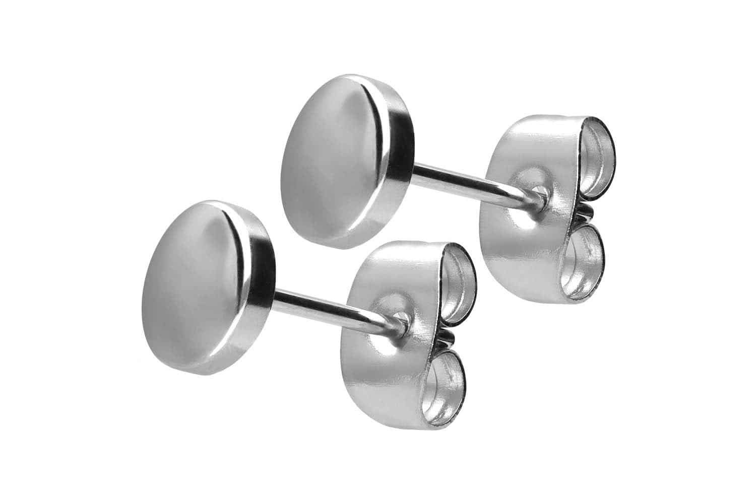 FILANGO Paar Ohrstecker Chirurgenstahl Ohrstecker FLACHE günstig online kaufen