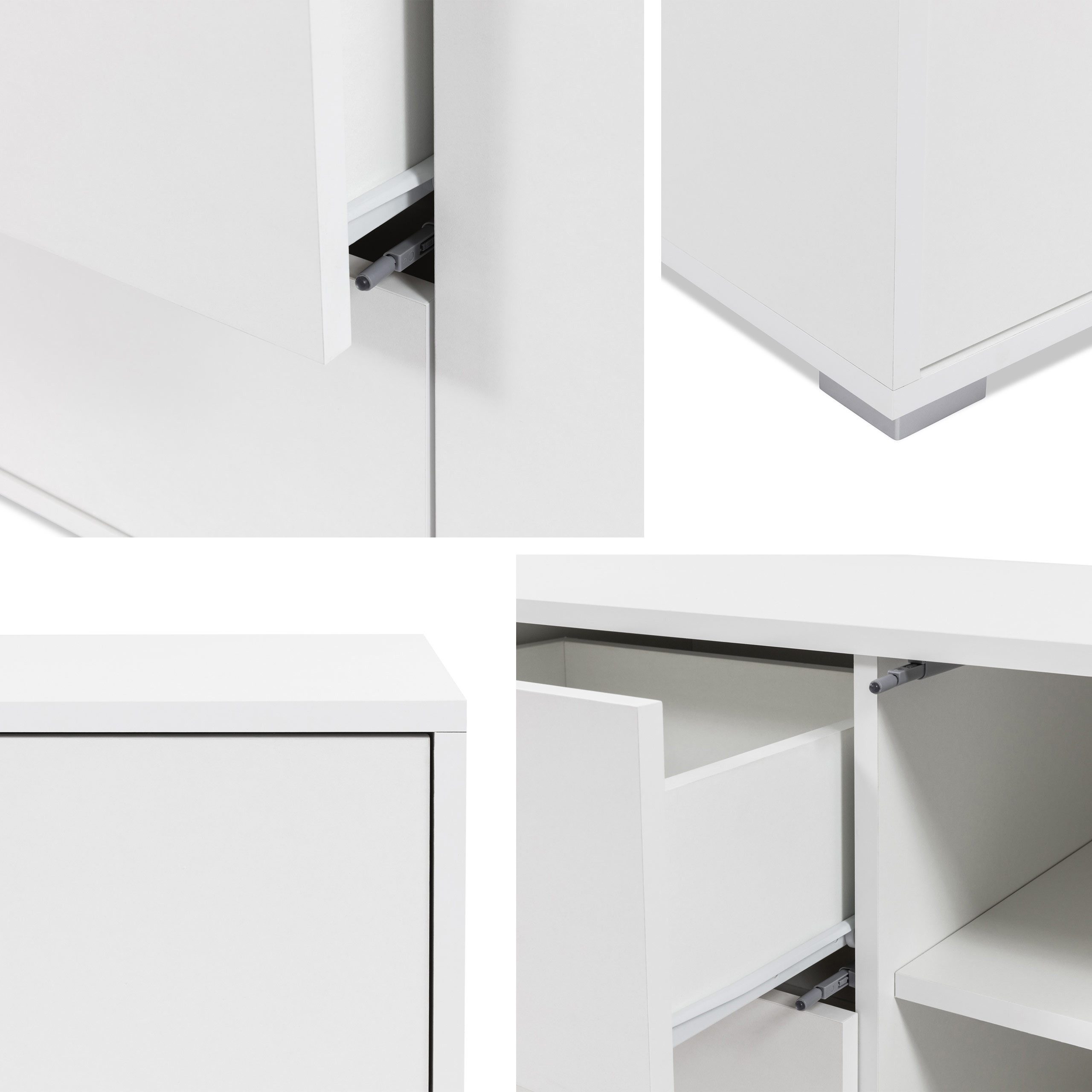 MIRJAN24 Regal Gesita R3SZ, mit 3 Schubladen, Griffloses Öffnungssystem – Bild 4 von 5