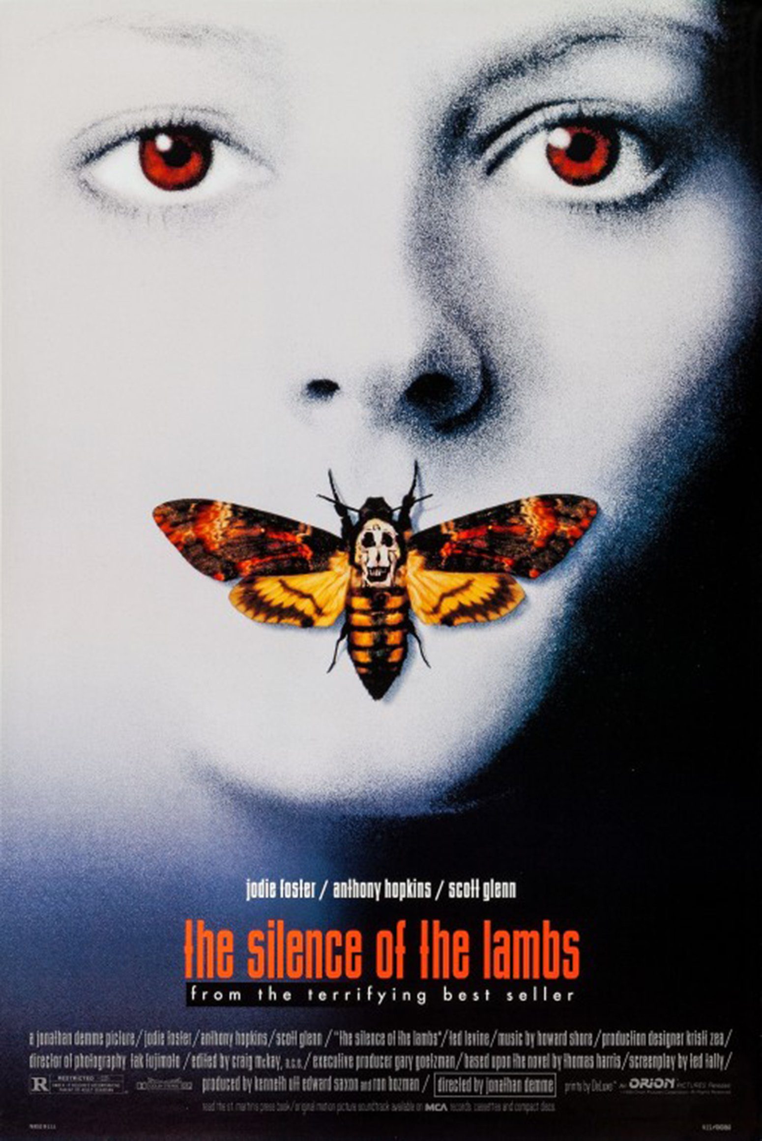Poster Das Schweigen der Lämmer Poster 64,5 x 95,5 cm