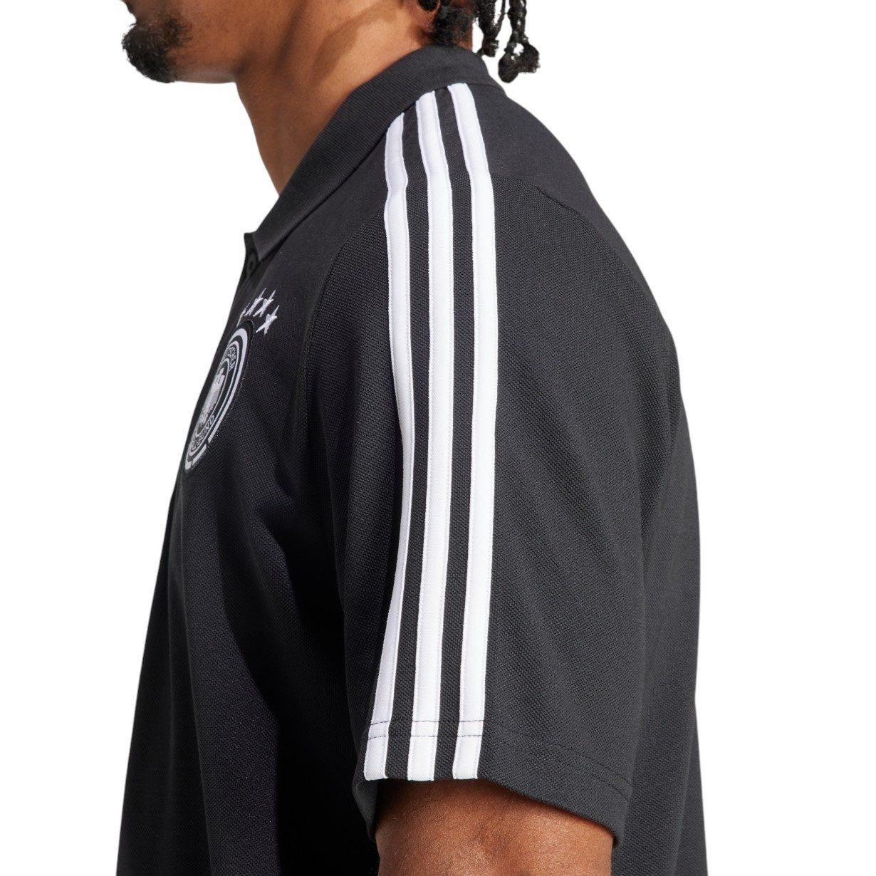 adidas Performance Poloshirt DFB DNA 3-Streifen (Deutschland/Germany) schwa günstig online kaufen
