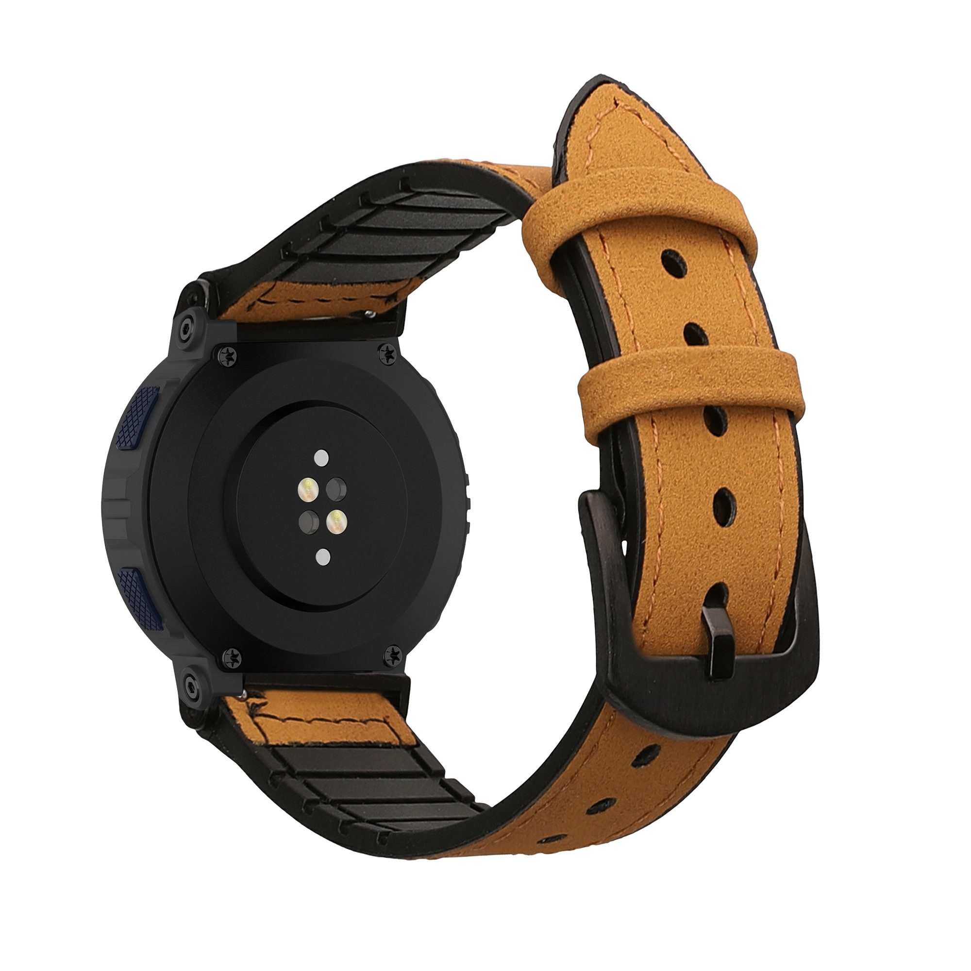 kwmobile Ersatzarmband für Amazfit Active Edge (A2212) Armband Smartwatch, 1-tlg., Sportarmband aus Kunstleder und Silikon mit Uhrenverschluss