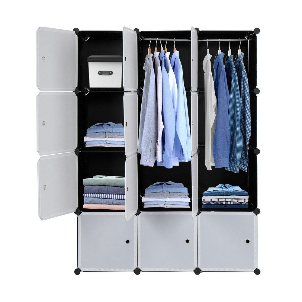 VINGLI Kleiderschrank DIY Regalsystem Steck Regal günstig online kaufen