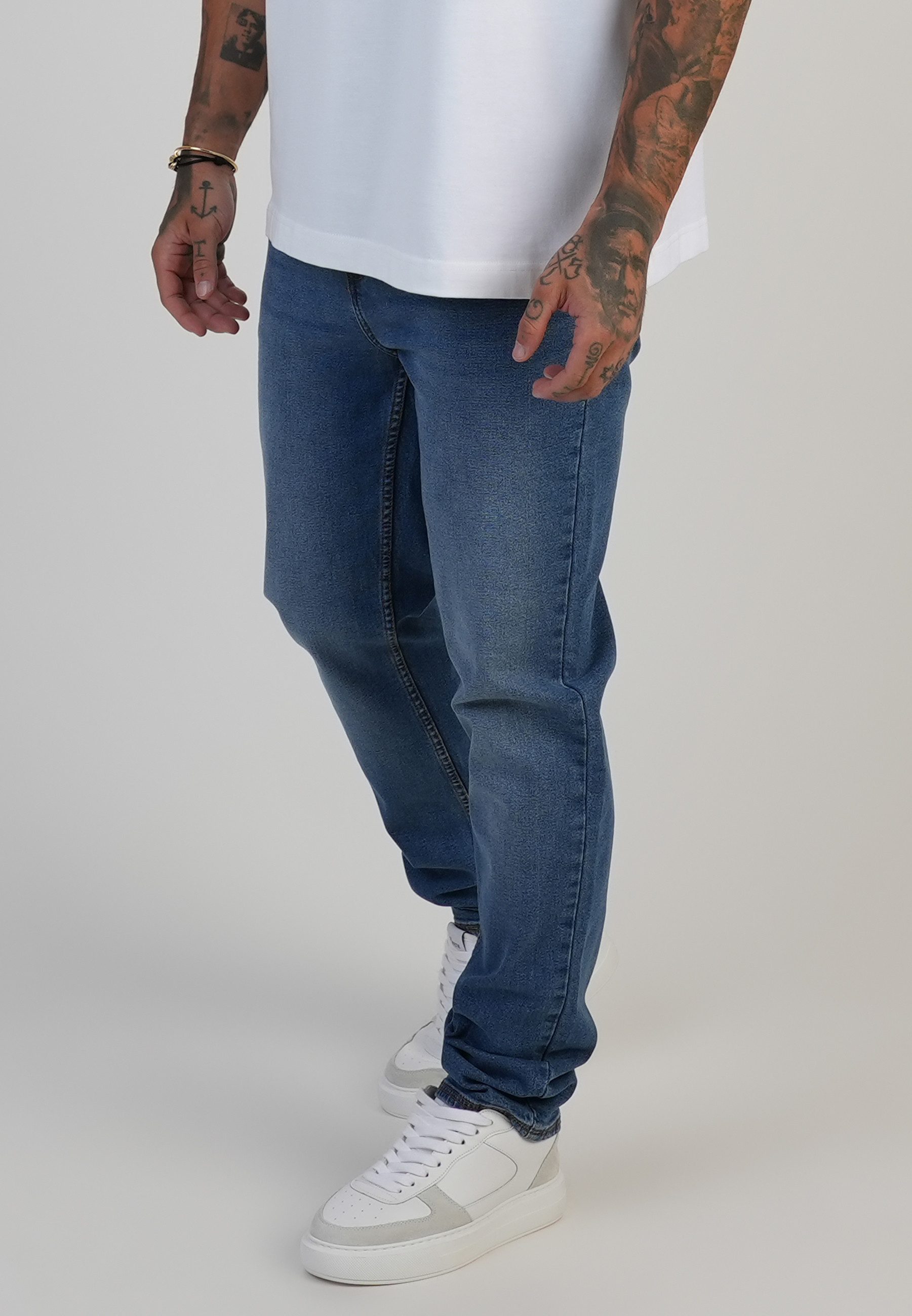 Siksilk Regular-fit-Jeans SikSilk Herren Slim Fit Jeans