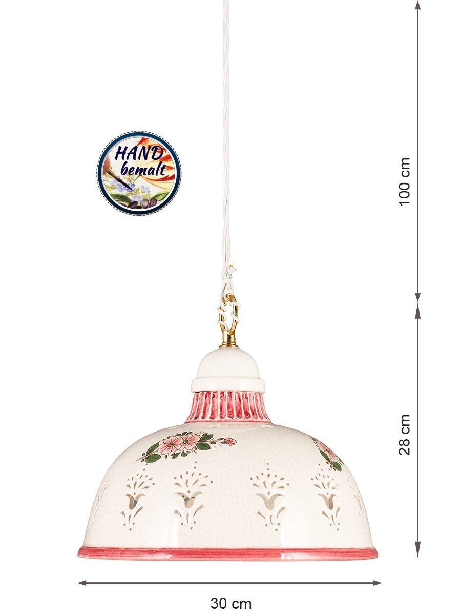 Helios Leuchten Pendelleuchte Küchenlampe Keramik, Keramiklampe, günstig online kaufen