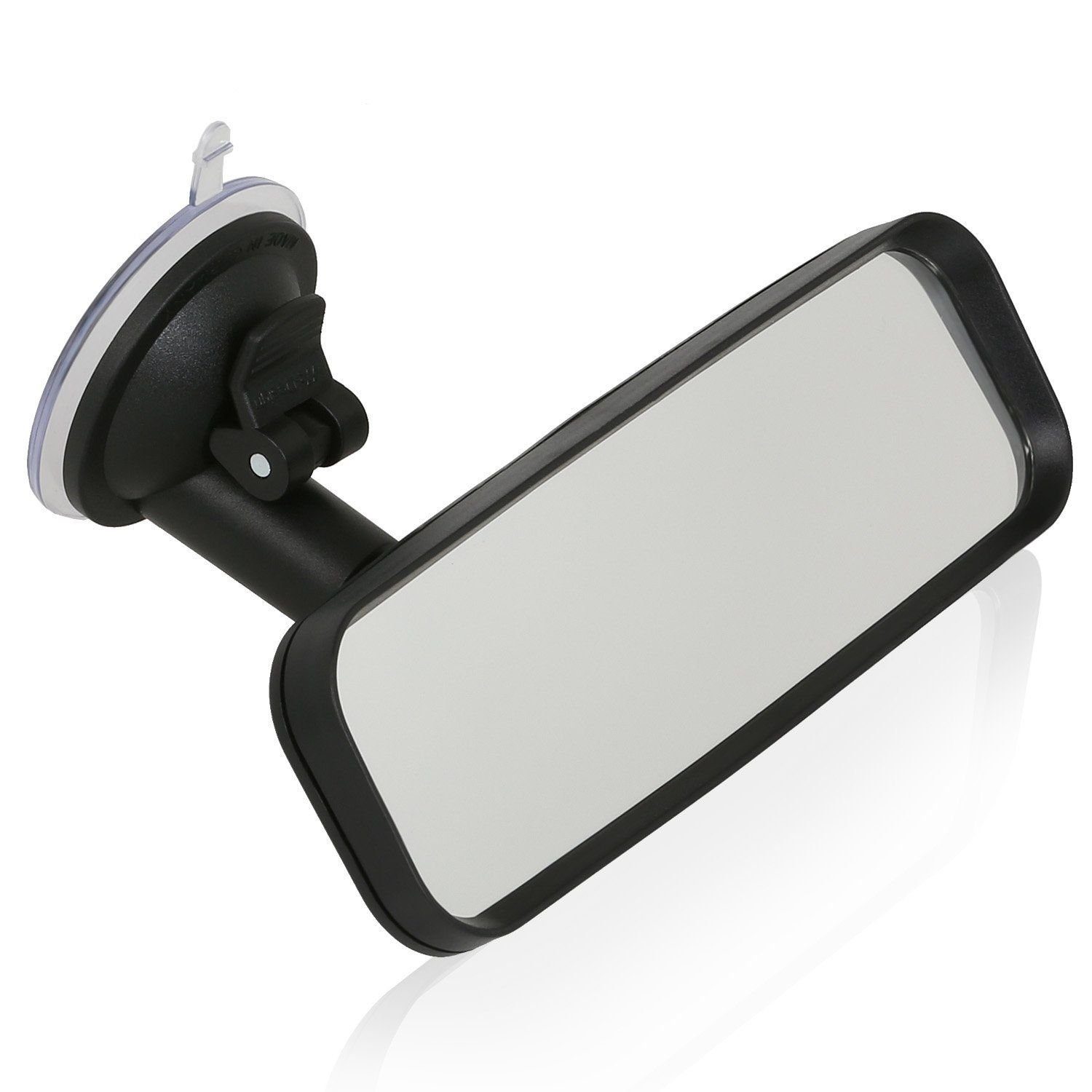 Wicked Chili Halterungszubehör KFZ Saugnapf Rückspiegel (Spiegelfläche: 155 x 48 mm), (1er Set, 1-tlg., Einfache Montage ohne Werkzeug, Made in Germany)