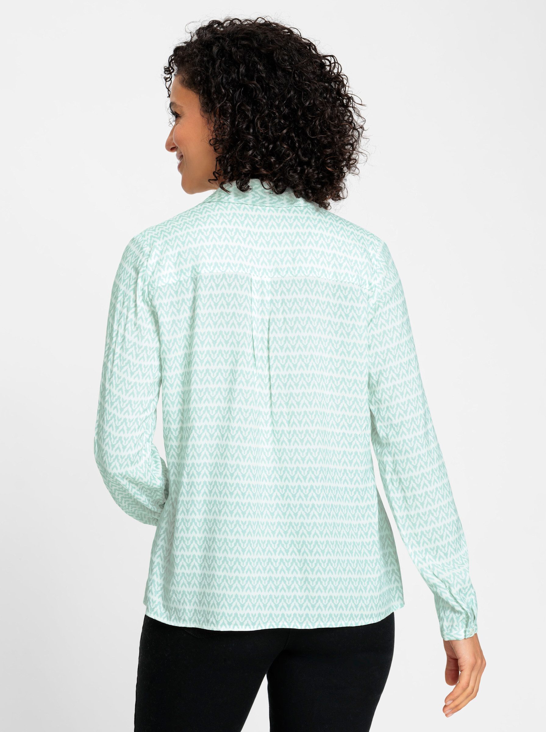 Witt Klassische Bluse Druckbluse Langarm günstig online kaufen