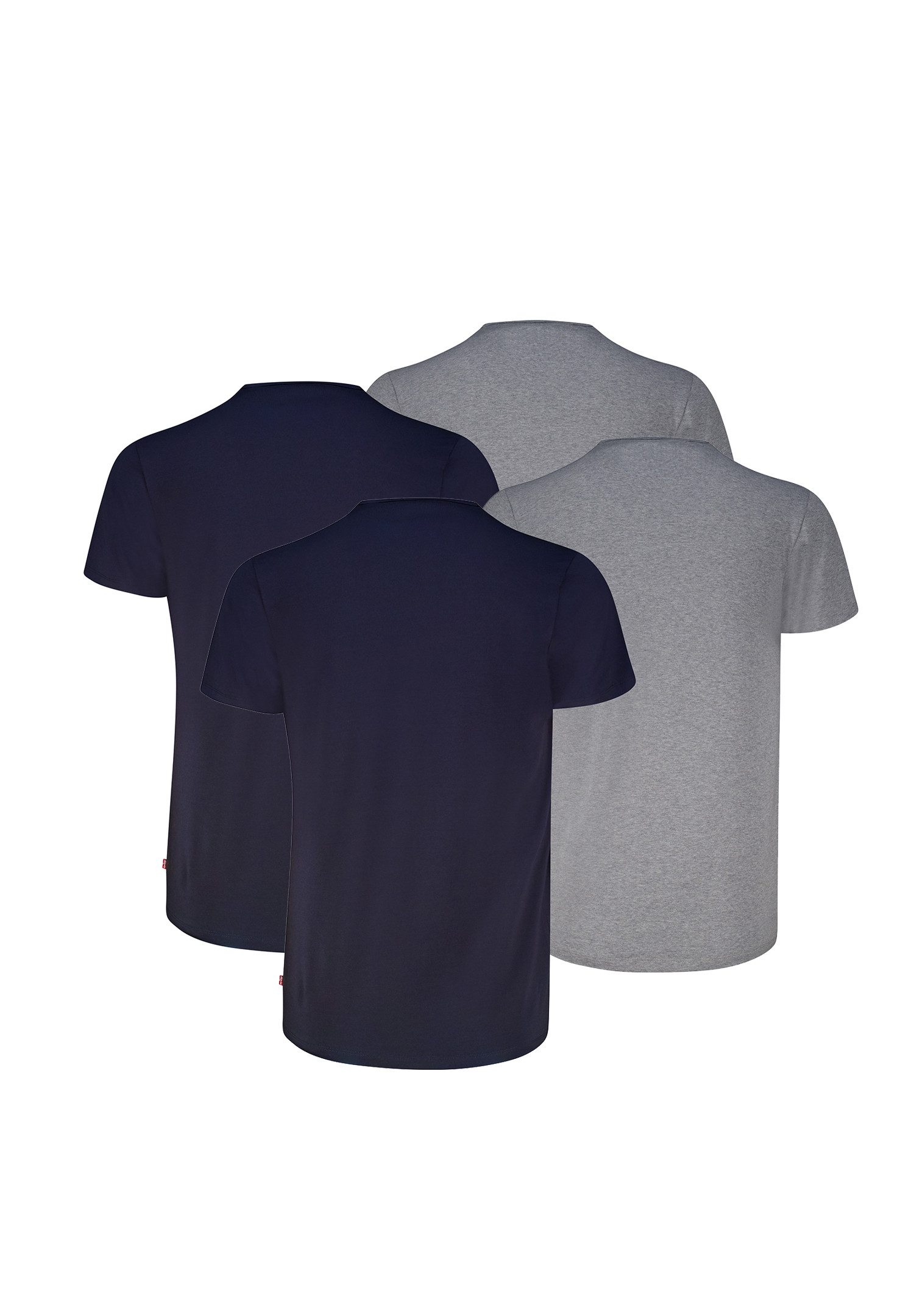 Levi's® Poloshirt LEVIS MEN SOLID CREW 4P (Packung, 4-tlg., 4er-Pack)