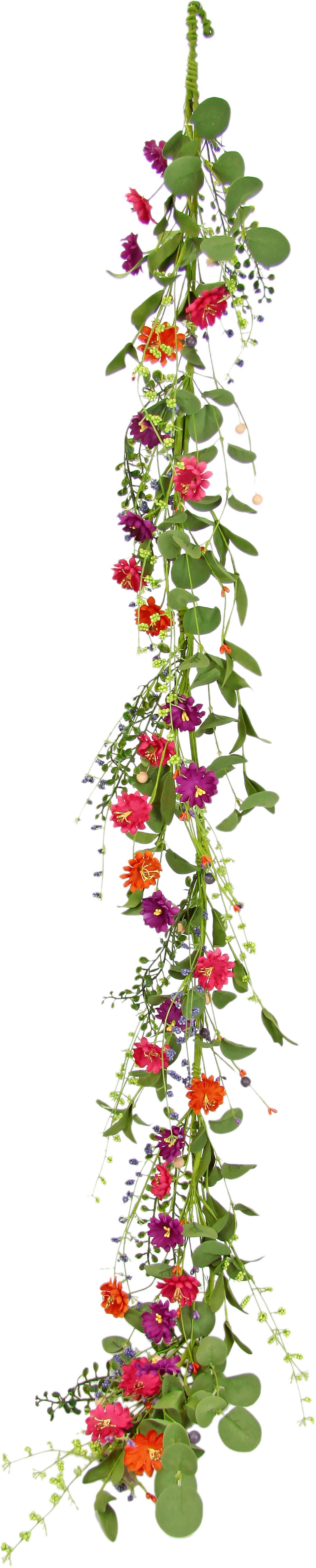 Kunstranke Künstliche Blütengirlande, I.GE.A., Höhe 150 cm, Margerite Gänse günstig online kaufen