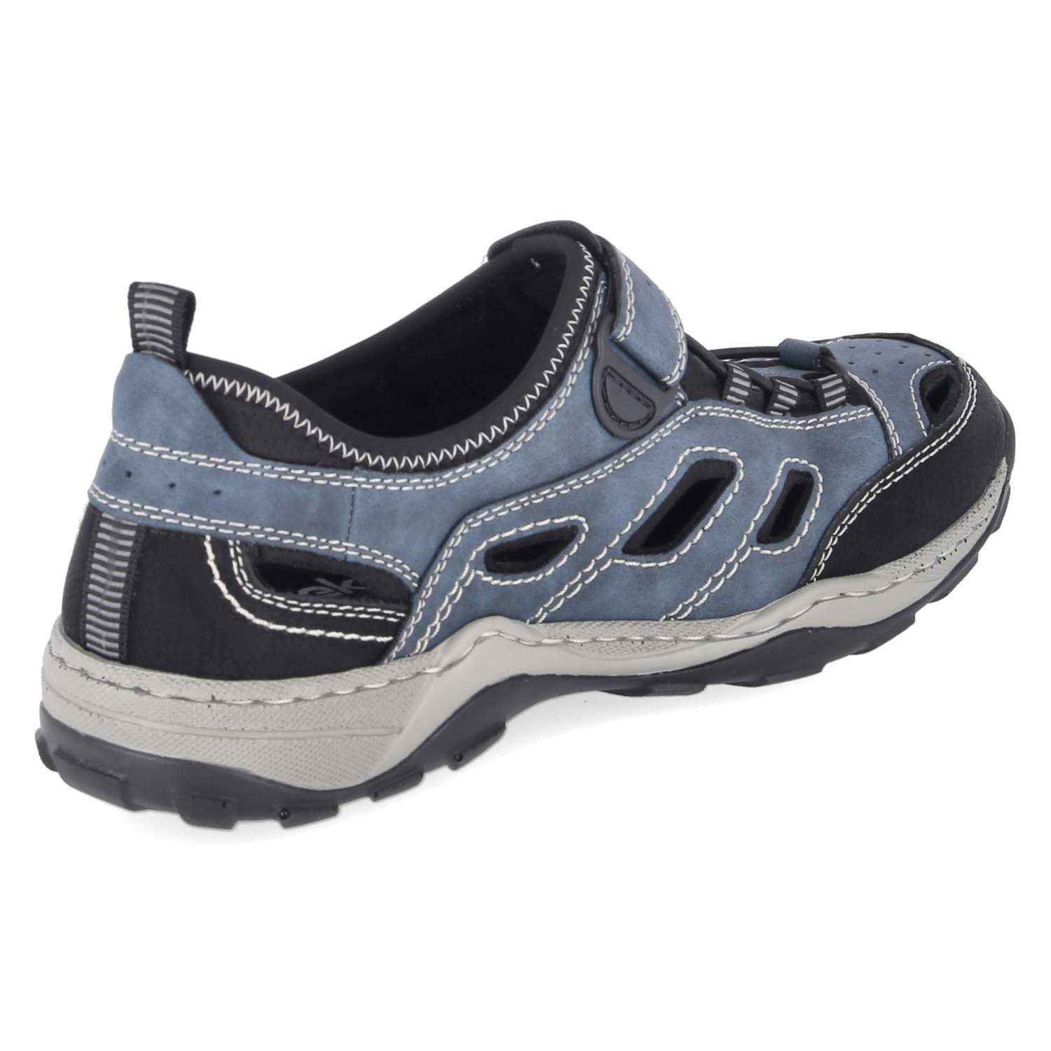 Rieker Rieker Slipper 08063-14 Herren Textil & Synthetik blue Slipper – Bild 4 von 5