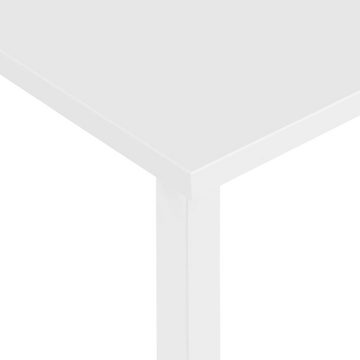 furnicato Schreibtisch Computertisch Weiß 105x55x72 cm MDF und Metall