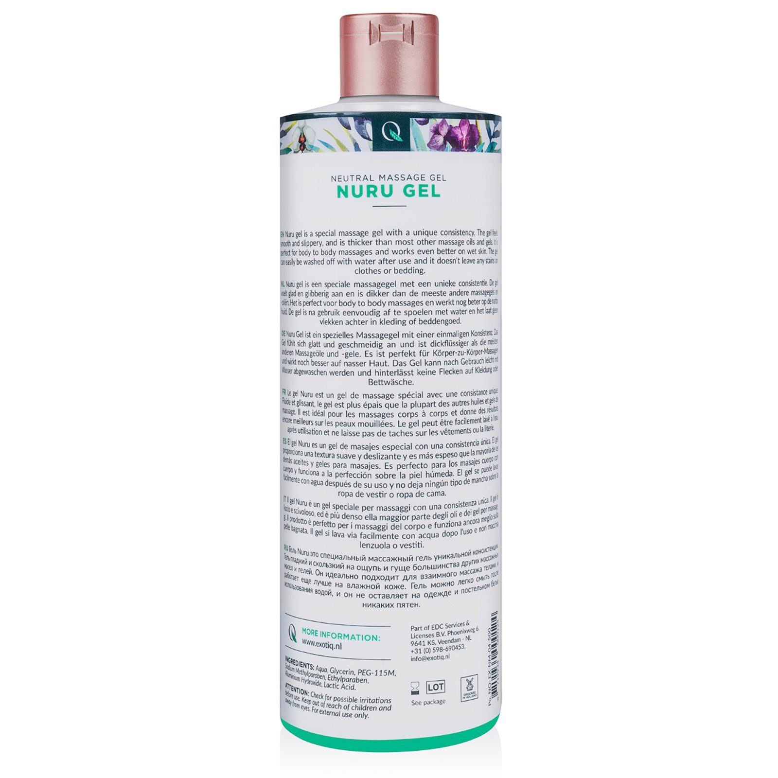 Exotiq Massageöl Exotiq - Nuru Massagegel 500ml, 1-tlg.