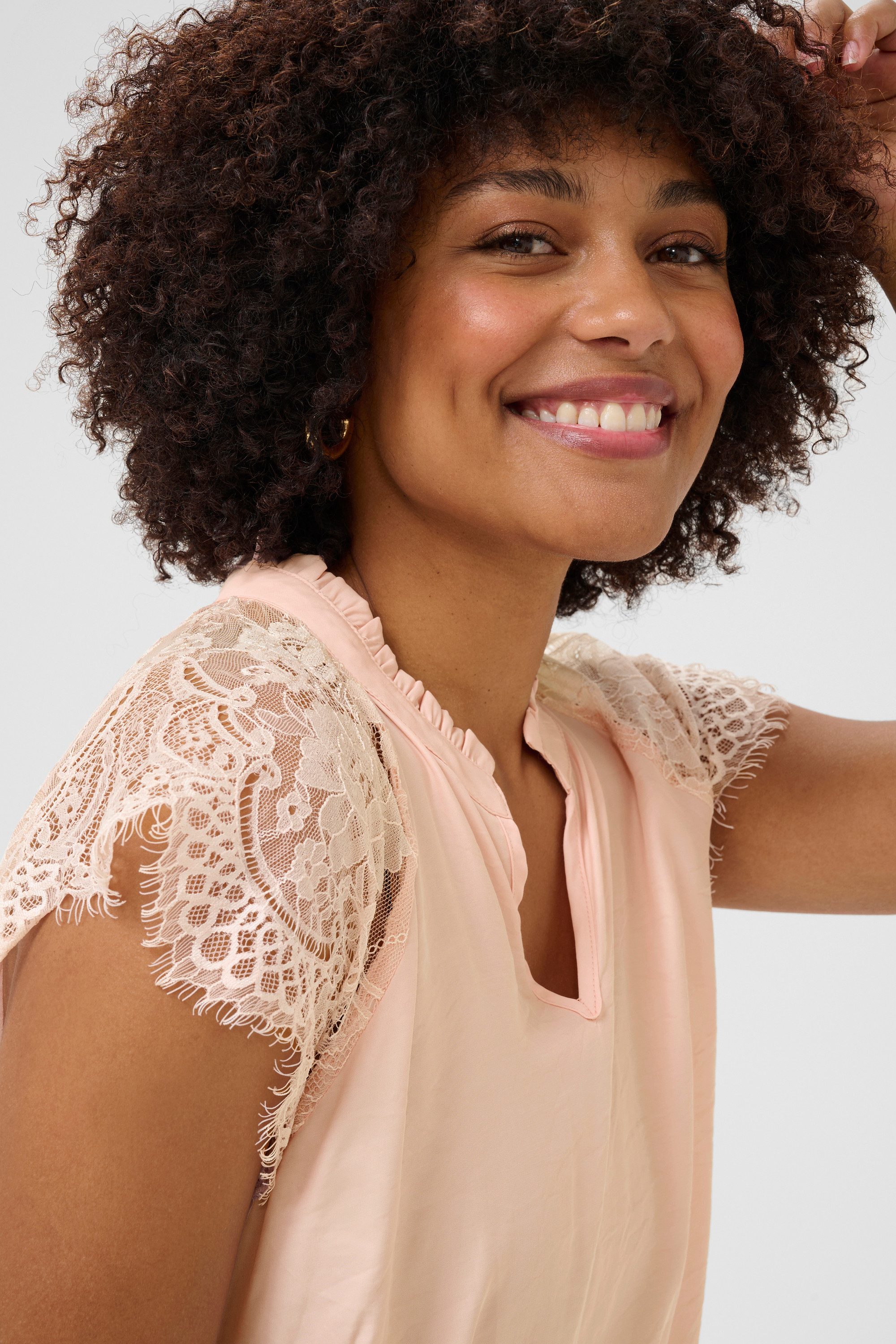 Cream Kurzarmbluse Bluse kurzarm CRNola