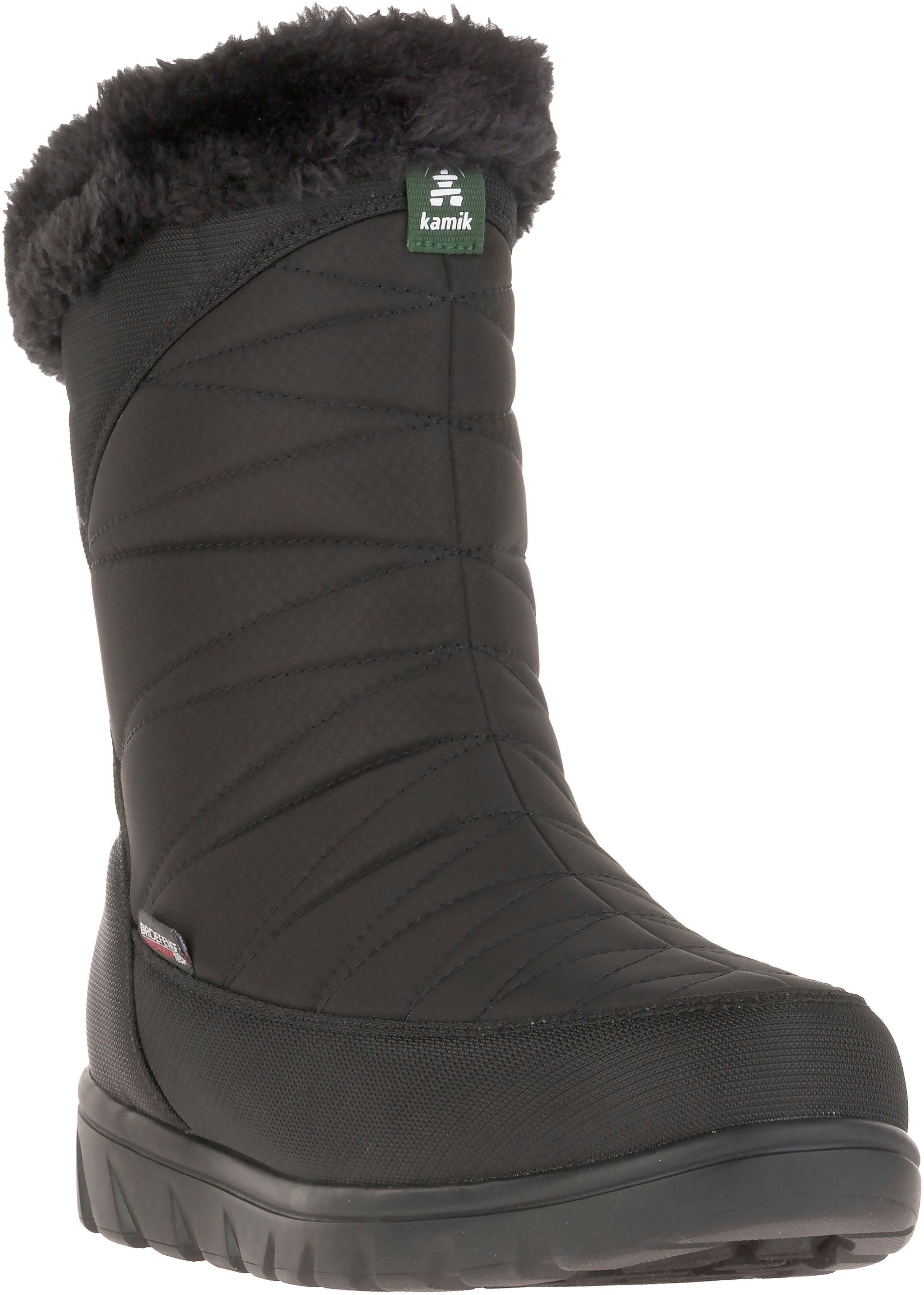 Kamik HANNAH ZIP Winterstiefel Warmfutter schwarz | Stiefel