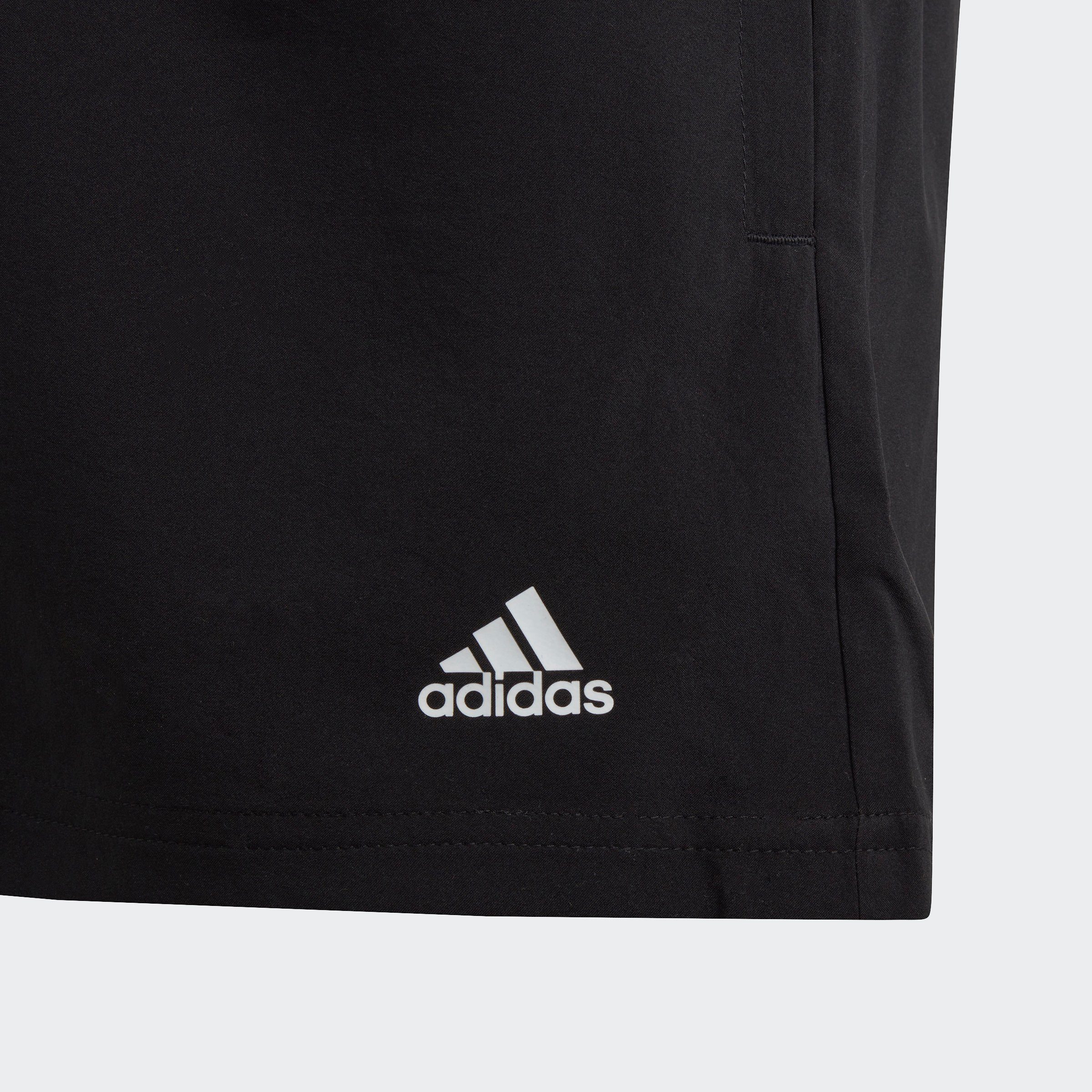 adidas Sportswear Shorts / SMALL Black LOGO White CHELSEA (1-tlg) ESSENTIALS