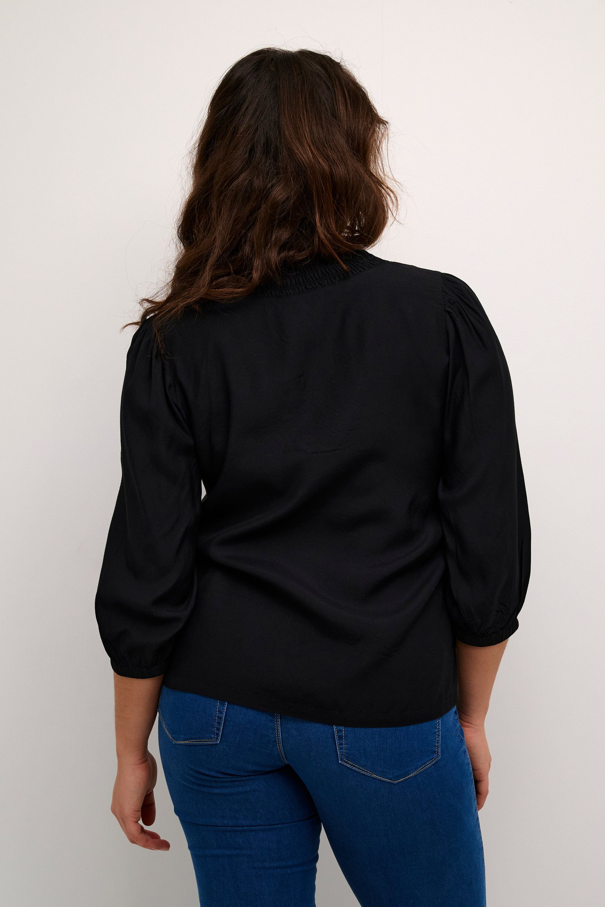 KAFFE Langarmbluse Langarm-Bluse KAdahlia