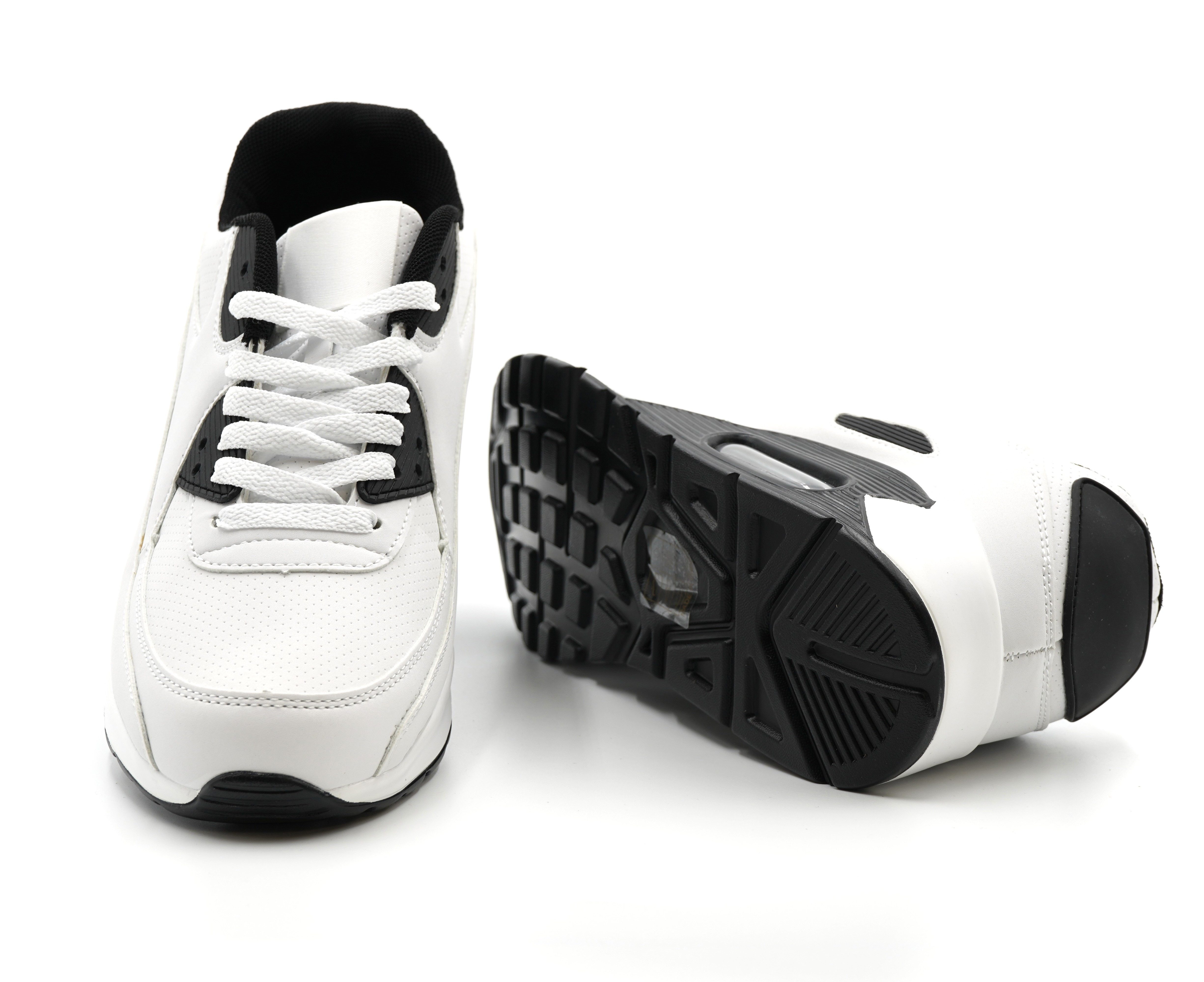 Sonderpostendiscount Herrensneaker Y9801 White/Black Sneaker