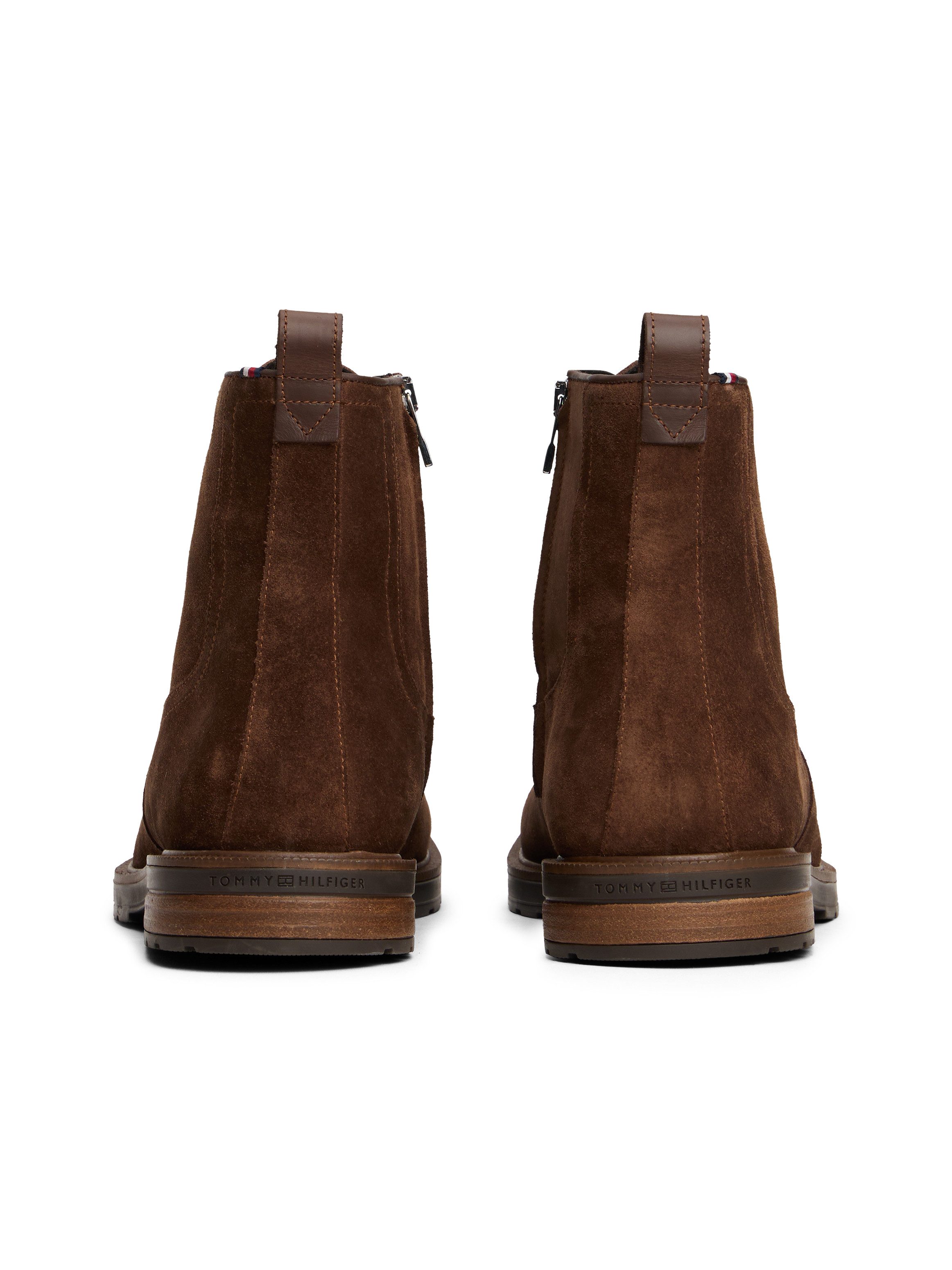 Tommy Hilfiger CLEATED HILFIGER W SDE MOC BOOT Schnürboots, Schnürstiefelette mit modischer Mokassinnaht – Bild 4 von 5