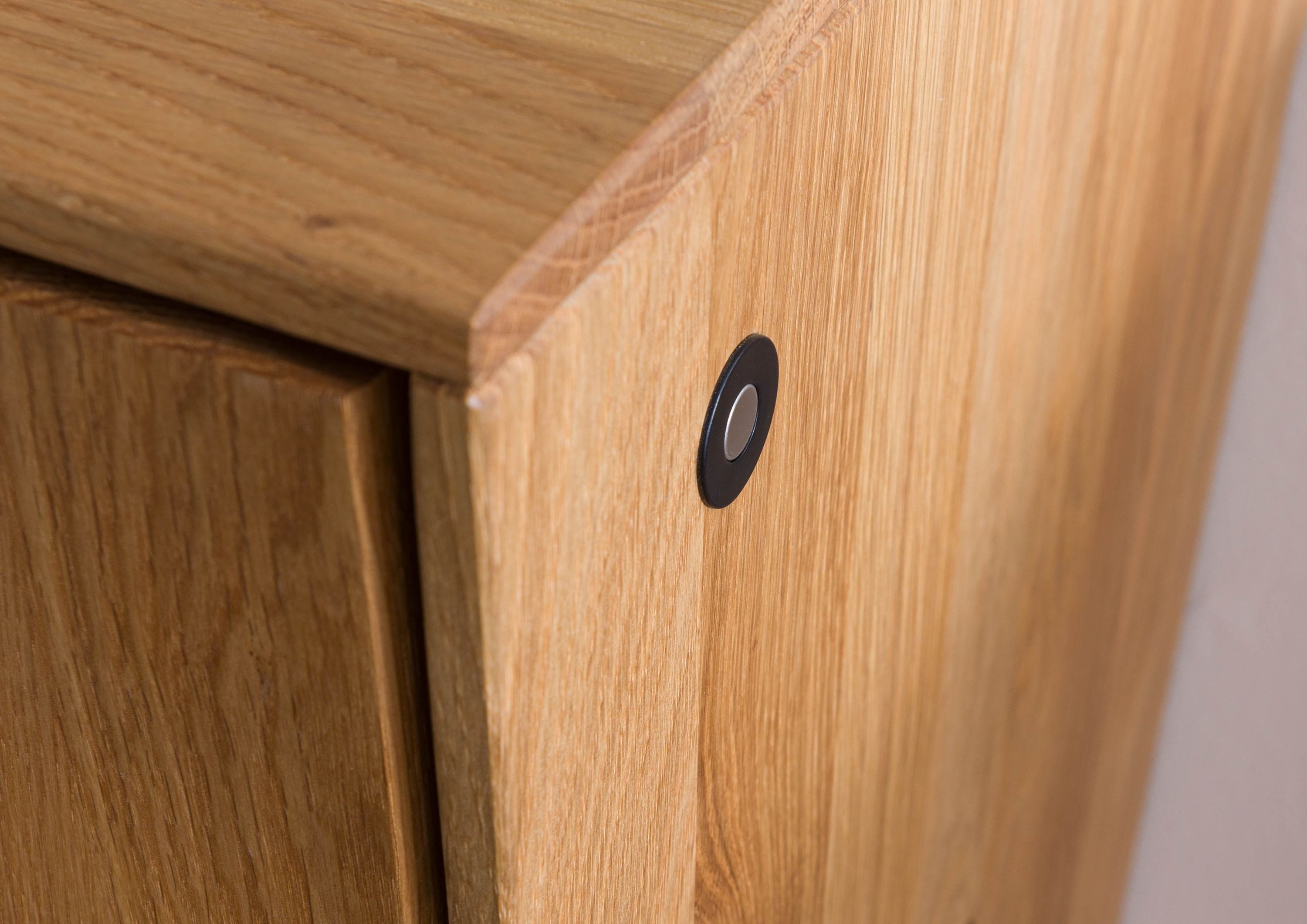 Massivmoebel24 Highboard (Massivholz), Wildeiche 55x43x145 natur geölt LINDAU #15