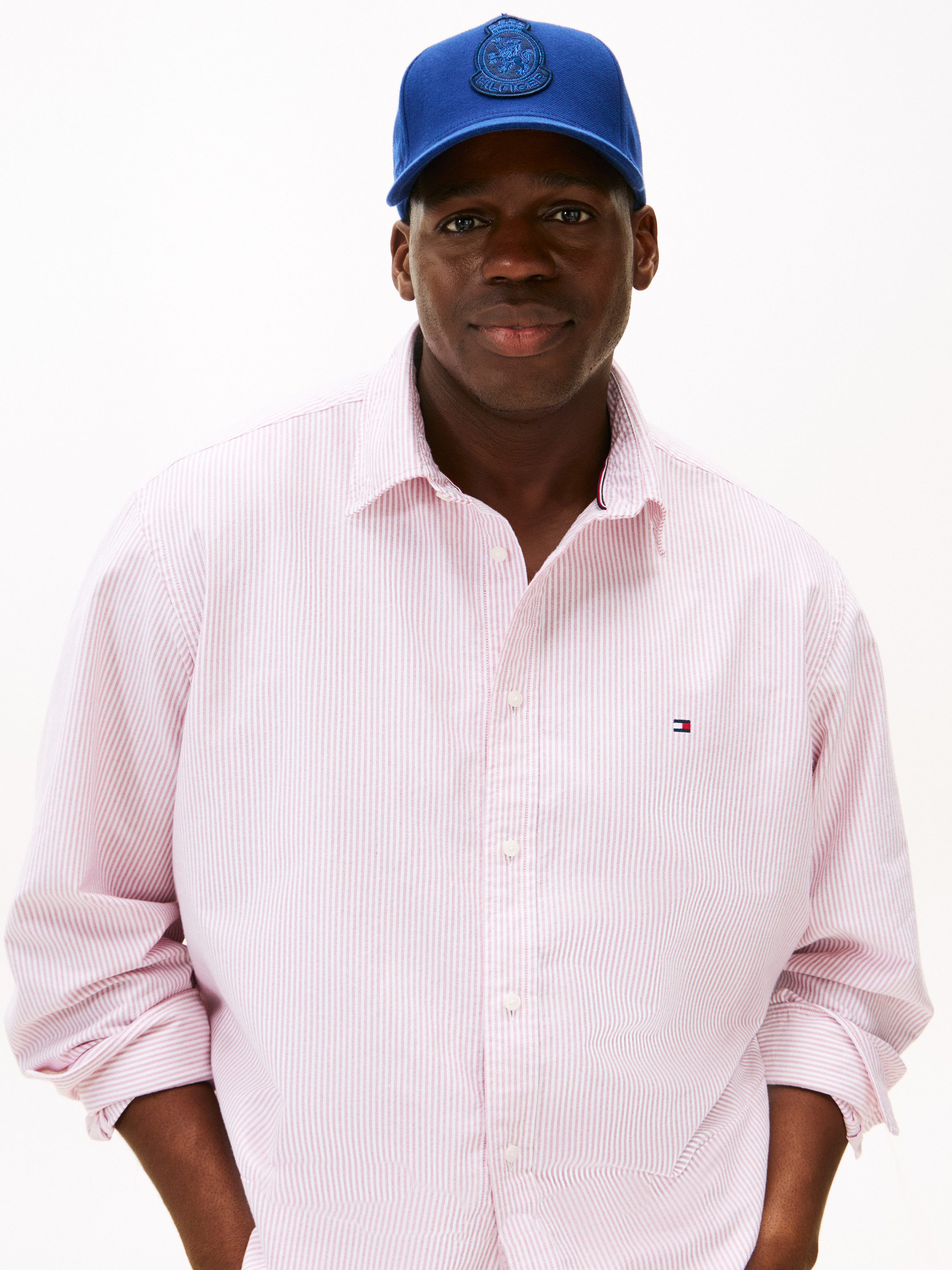 Tommy Hilfiger Big & Tall Langarmhemd BT - HERITAGE OXFORD STRIPE fein gest günstig online kaufen