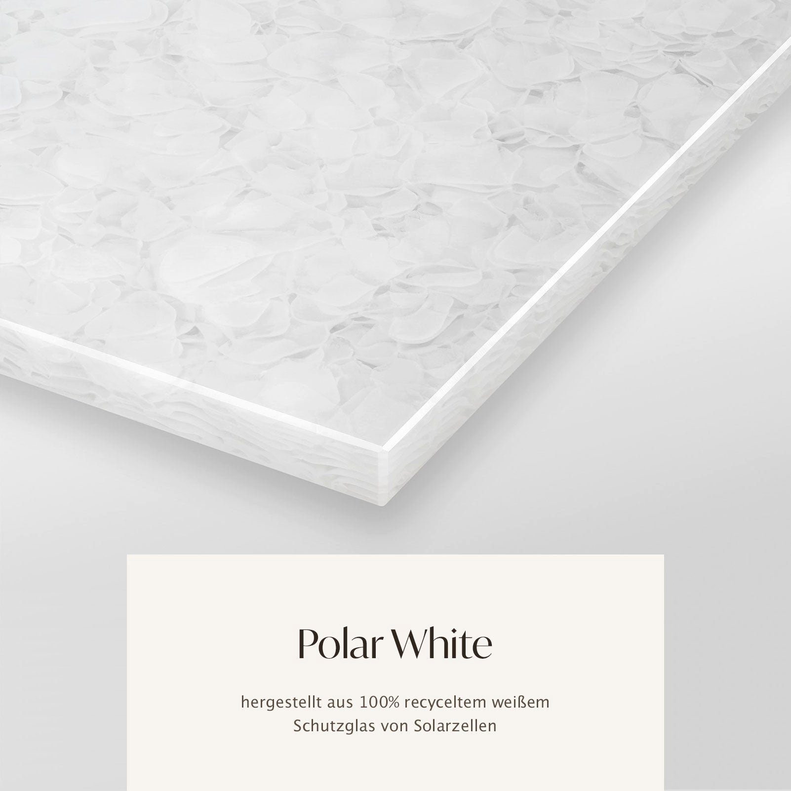 White eckig, mit GLASKERAMIK, Glaskeramik, Atelier GRONINGEN Dekotablett Polar 30x20x2cm Käseplatte MAGNA