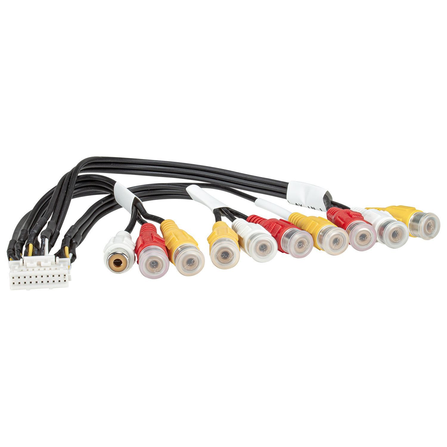 tomzz Audio Originalradiokabel 20 Pin AV+RFK passt für Kenwood DNX-8120 KFZ-Adapter