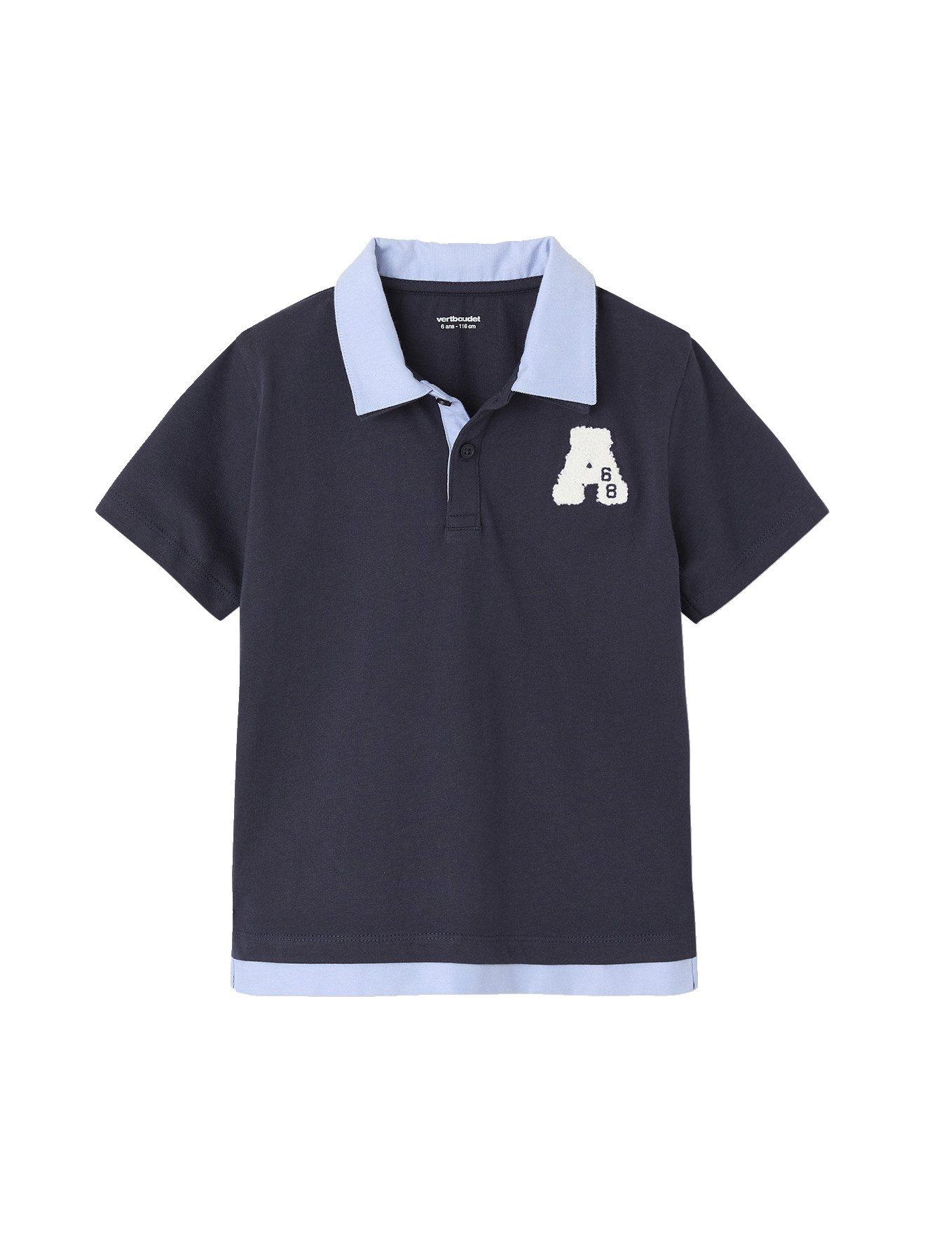 Poloshirt Jungen Poloshirt mit doppeltem Kragen