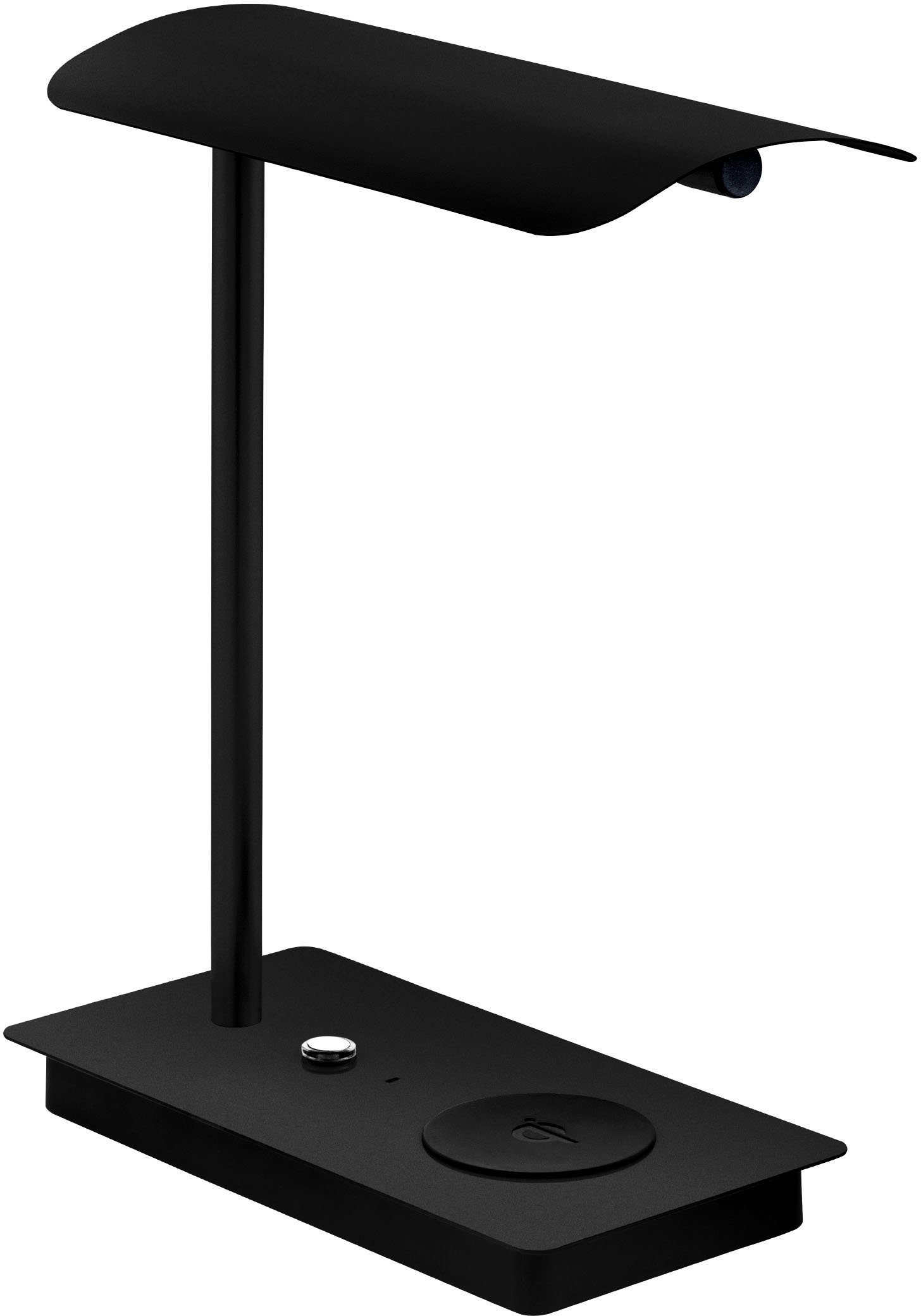 EGLO Tischleuchte ARENAZA, LED fest integriert, Warmweiß, Tischleuchte in schwarz aus Stahl, Kunststoff - 5,8W - Warmweiß